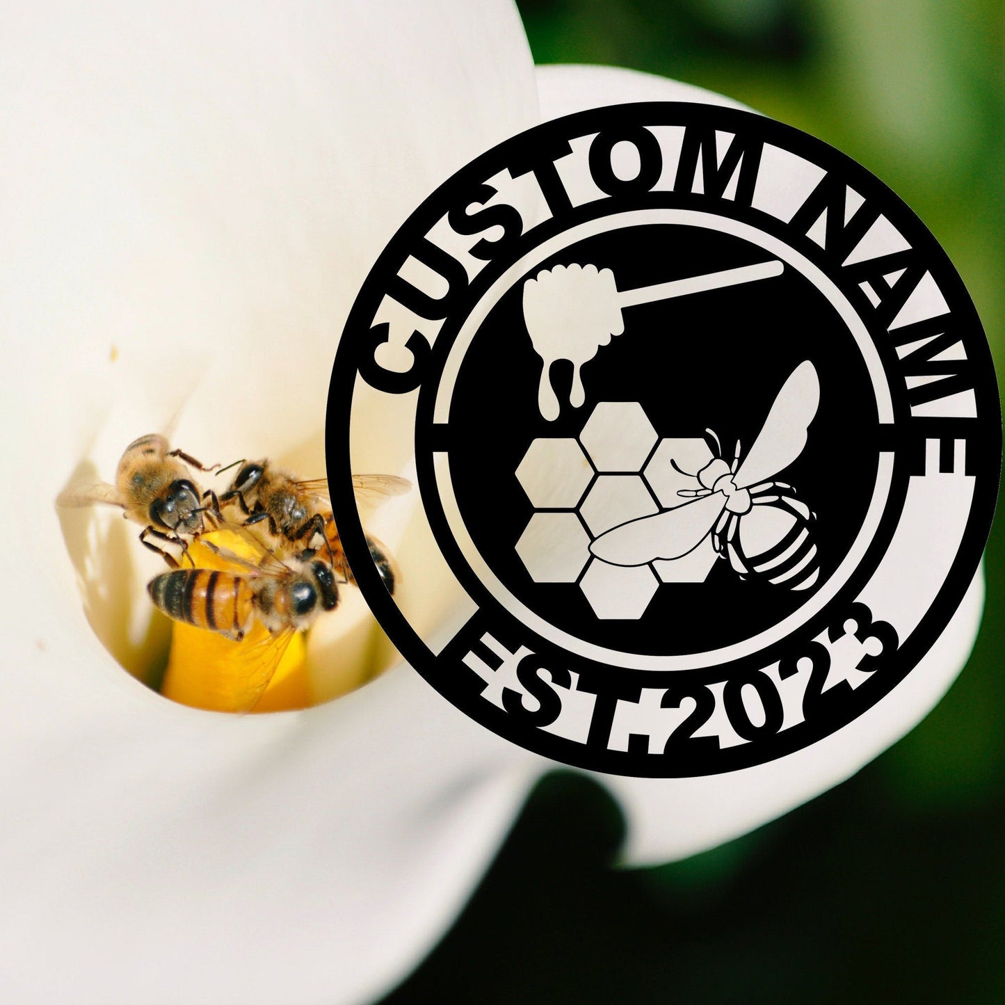 Customized Bees, Metal Shapes, Metal Art, Wall Decor, Garden Decor, Garden Decorations, Metal Wall Art, Outdoor Decor, Gifts For Bee Lovers