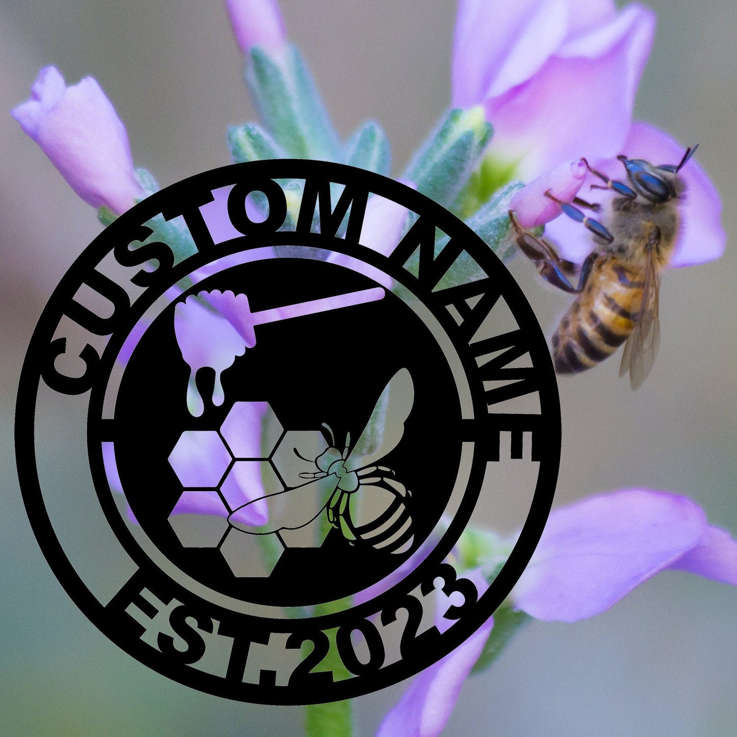 Customized Bees, Metal Shapes, Metal Art, Wall Decor, Garden Decor, Garden Decorations, Metal Wall Art, Outdoor Decor, Gifts For Bee Lovers