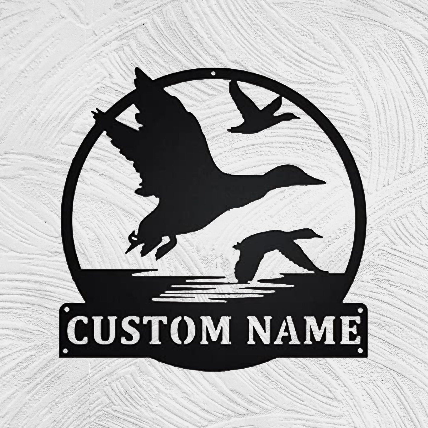 Custom Metal Duck Sign, Farm Duck Metal Sign, Custom Indoor Outdoor Duck Farm Sign, Custom Fly Duck Sign, Home Decor