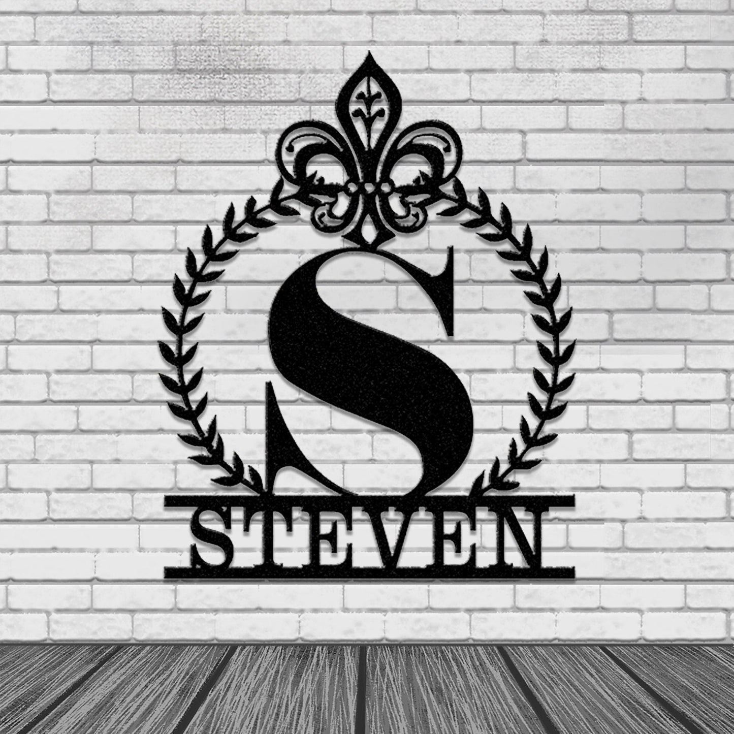 Personalized Family Name Metal Sign,Christmas Gift,Last Name Sign,Initial,Metal Door Hanger,HousewarmingGift,Family ChristmasGifts,led light