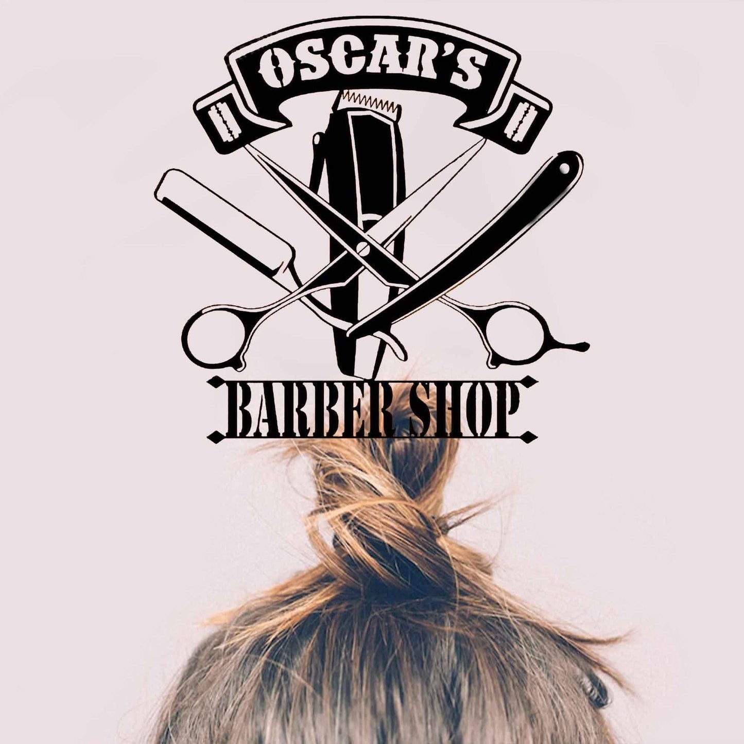 Personalized Hair Stylist Business Name Sign, Barber Shop Wall Decor, Custom Hair Salon Metal Wall Art, Stylist Room Decor, Barber Shop Art