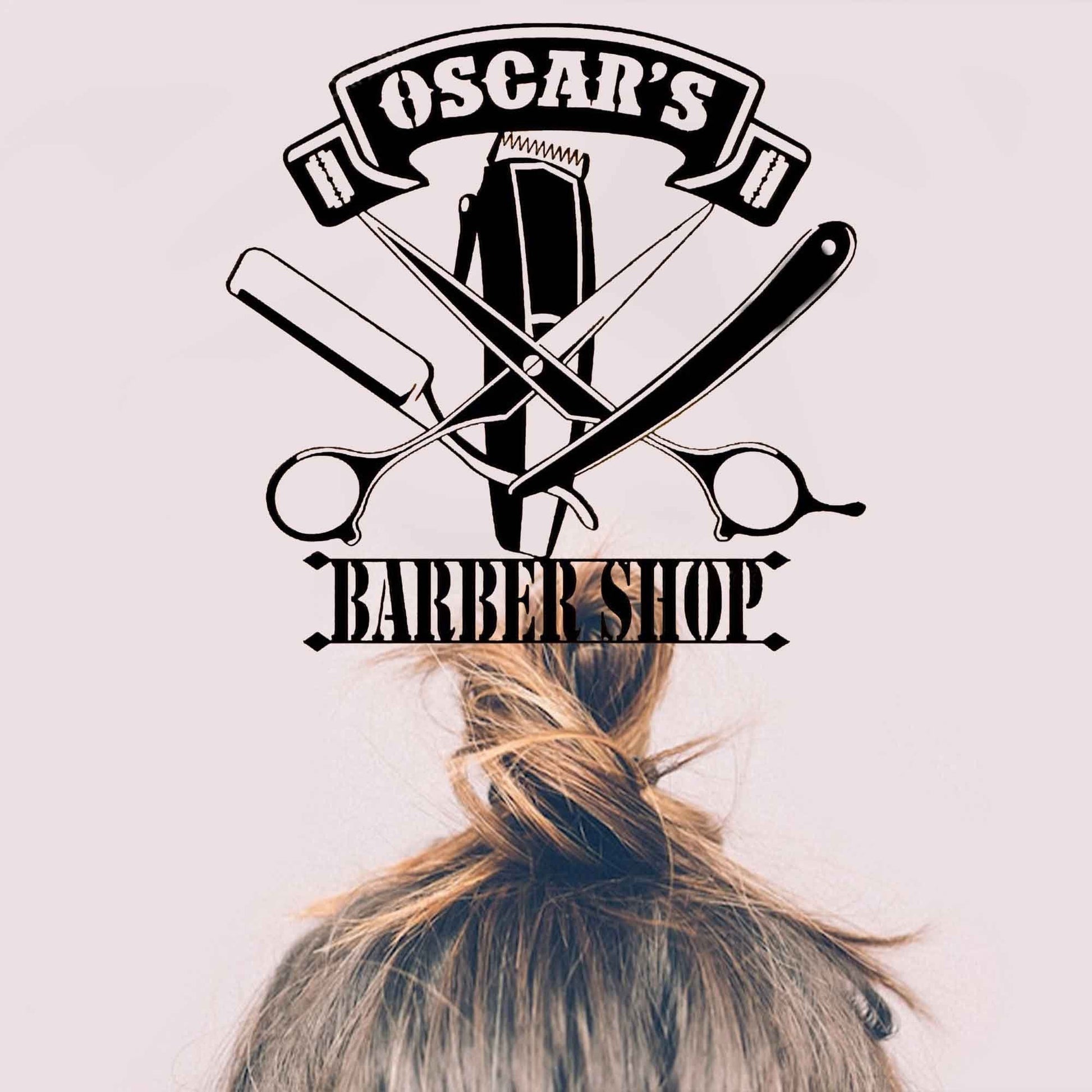 Personalized Hair Stylist Business Name Sign, Barber Shop Wall Decor, Custom Hair Salon Metal Wall Art, Stylist Room Decor, Barber Shop Art