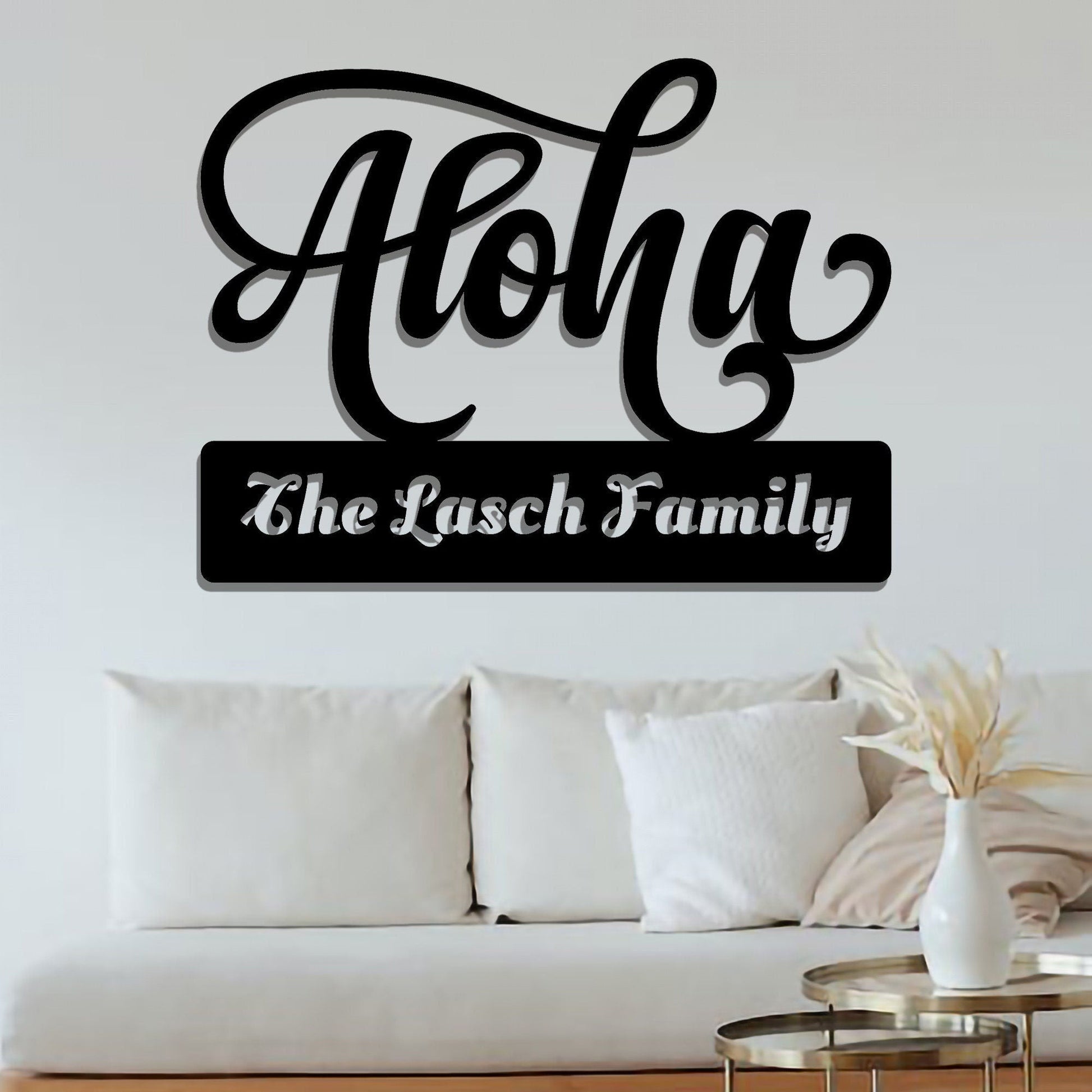 Personalized Family Name Sign | Anniversary Gift | Metal Last Name Sign | Family Established Sign | Wall Decor | Wedding Gift| LED Sign