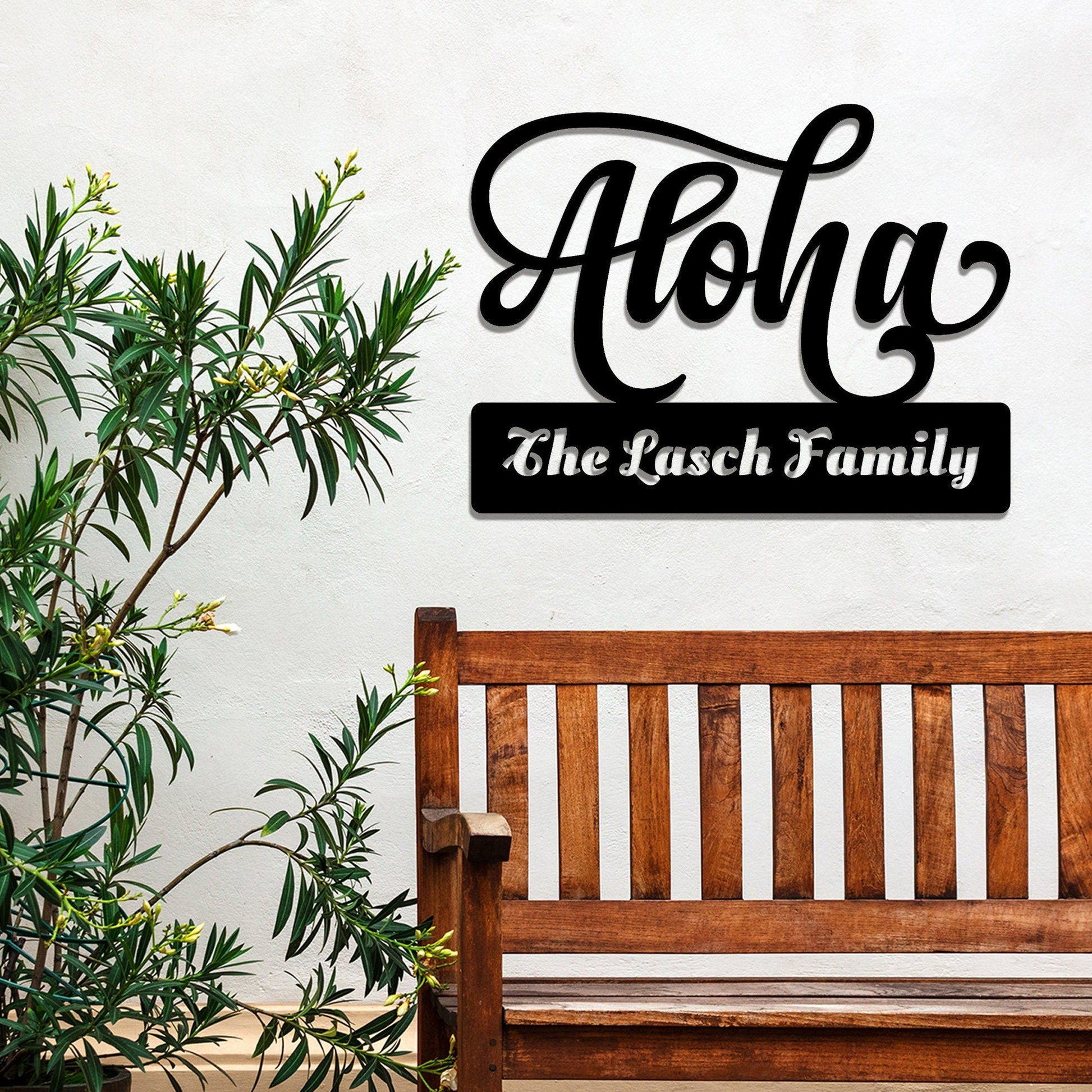 Personalized Family Name Sign | Anniversary Gift | Metal Last Name Sign | Family Established Sign | Wall Decor | Wedding Gift| LED Sign