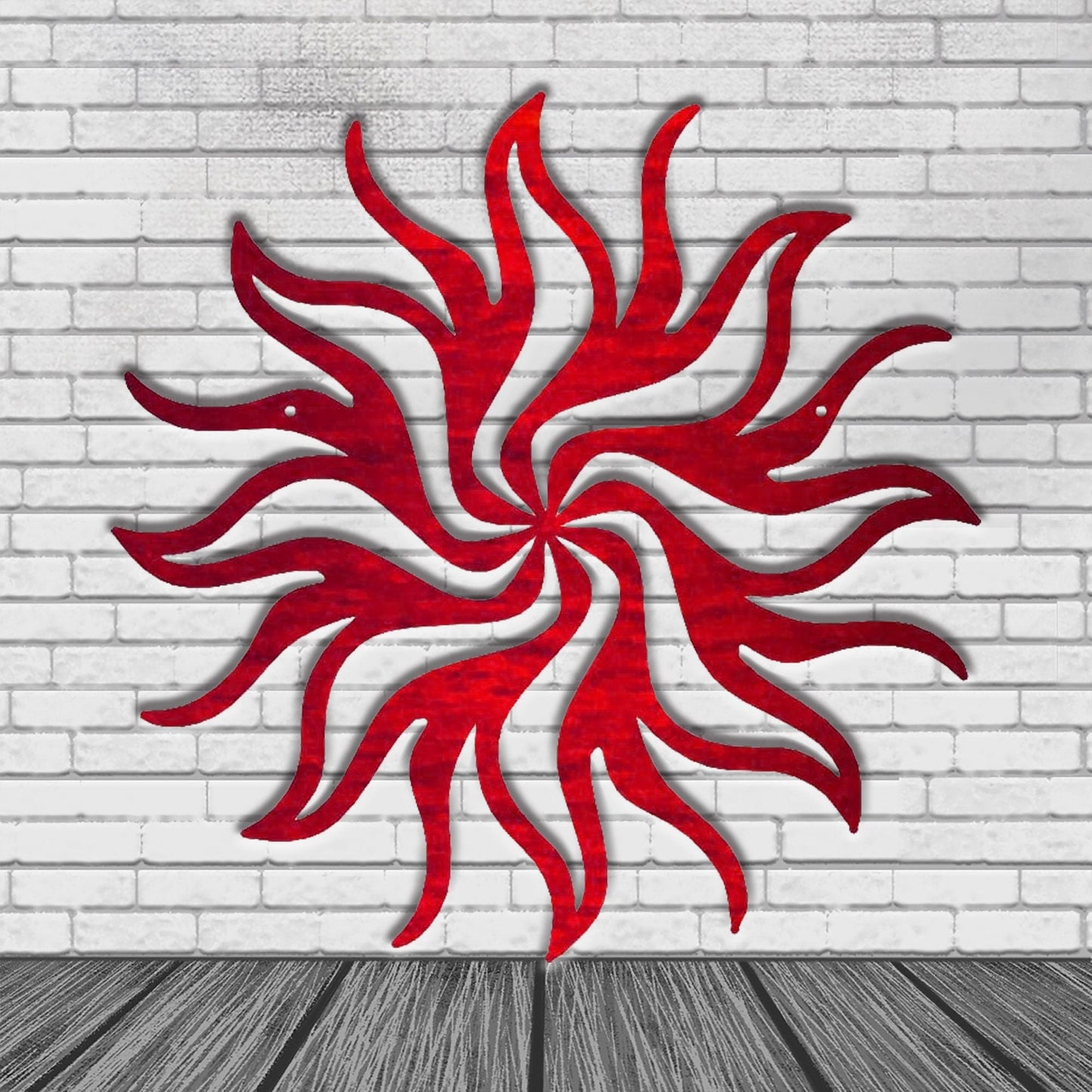 Personalized metal wall art / wacky sun decoration / sun metal art / garden decoration / outdoor wall decoration porch decoration / LED Sign