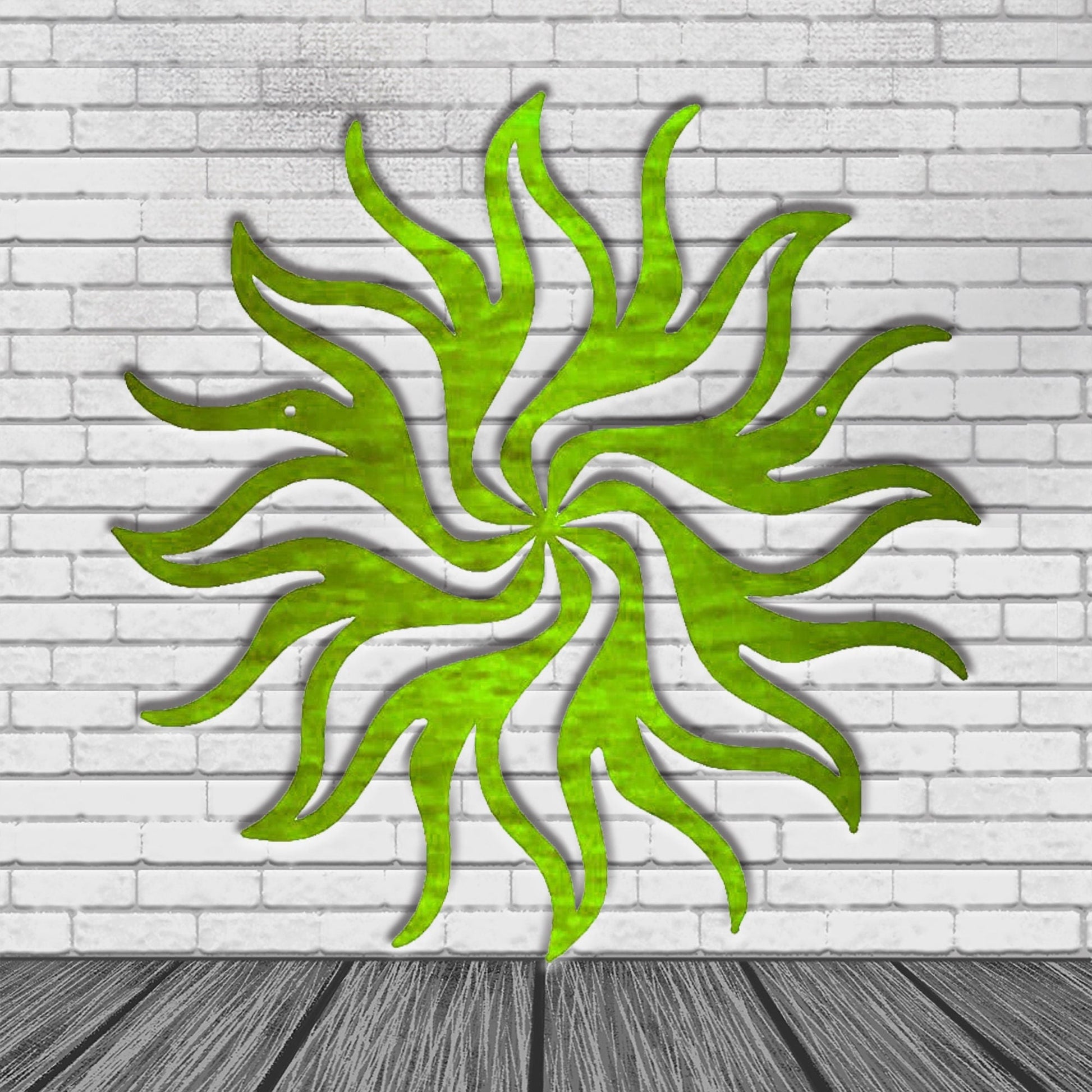 Personalized metal wall art / wacky sun decoration / sun metal art / garden decoration / outdoor wall decoration porch decoration / LED Sign