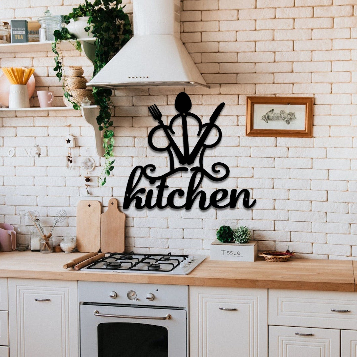 Custom Metal Sign for Kitchen, Nana's Kitchen Metal Sign, Personalized Kitchen Signs, Nana Mothers Day Gift, Kitchen Wall Decor,LED Sign