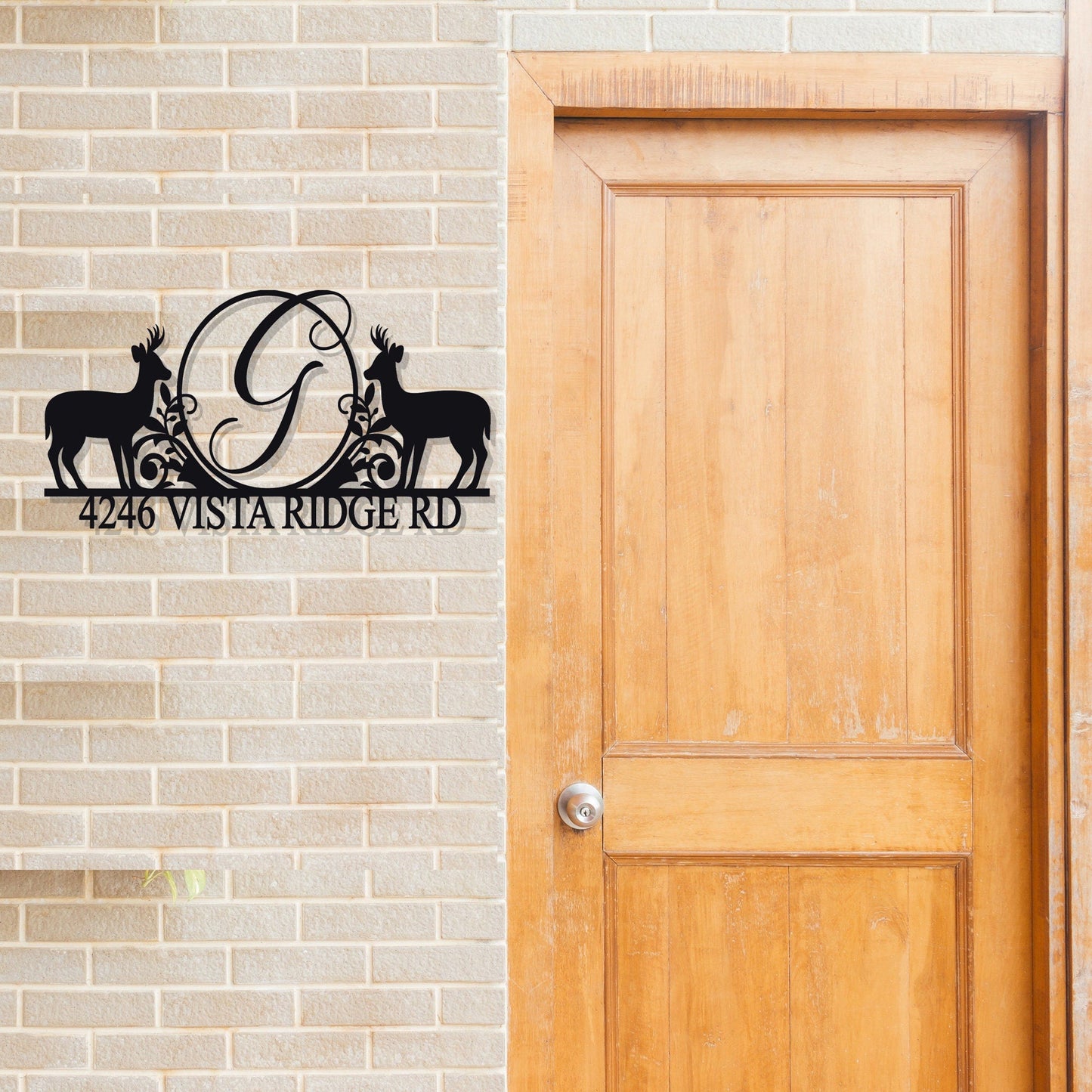 Custom Metal Address Sign/Personalized Outdoor Address Sign/Metal House Number Sign/ Street Address Sign/Housewarming/LED Light Sign