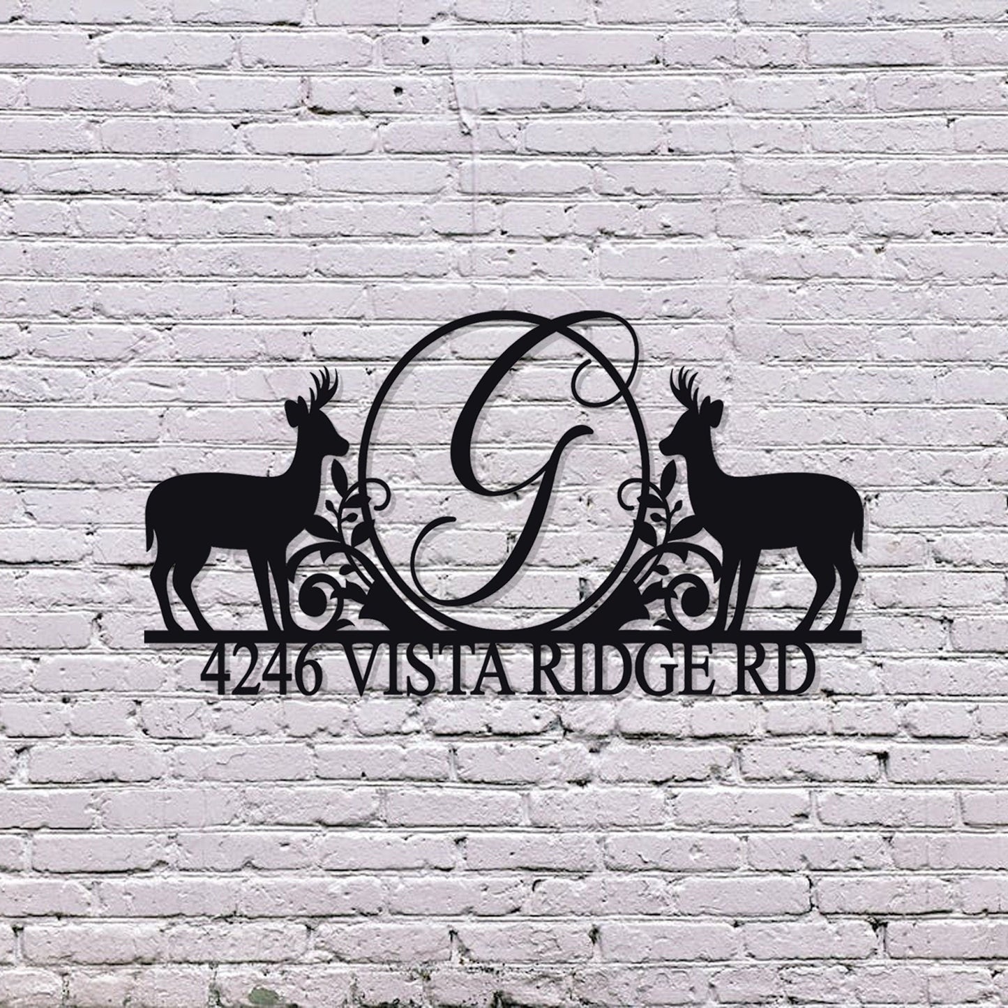 Custom Metal Address Sign/Personalized Outdoor Address Sign/Metal House Number Sign/ Street Address Sign/Housewarming/LED Light Sign