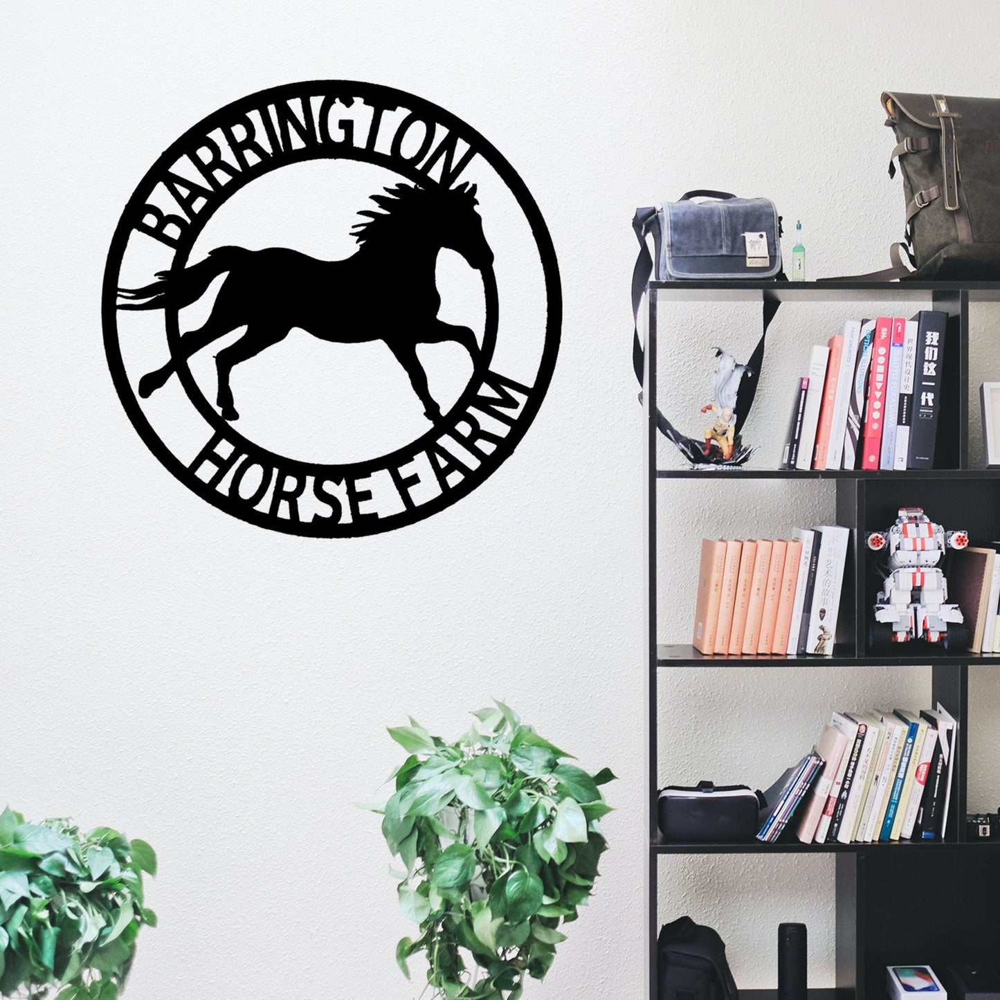 Customizable Horse Sign, Horse Wall Art, Outdoor Farm Decorations, Metal Decorations, Custom Crafts, Handmade Signs, Gifts For Friends