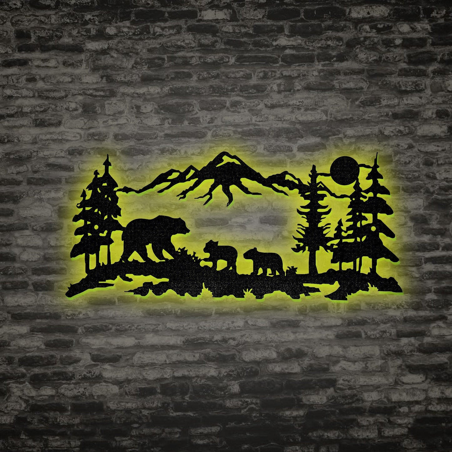 Metal Deer Wall Art Forest Deer Wall Decor Metal Mountain Deer Lodge Decor Deer Woodland Decor Metal Deer Decor Rustic Animal Hunting Decor