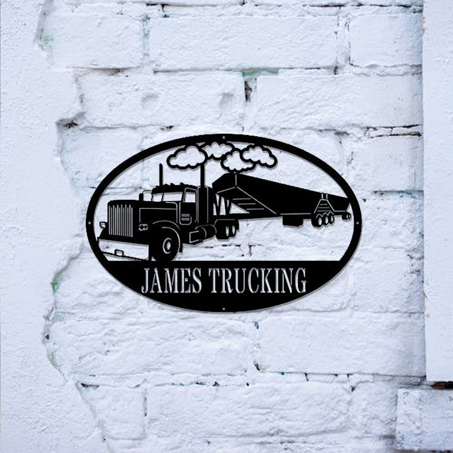 Customized Super Grain Metal Sign,Construction Collection,Big Rig,18 Wheeler Truck,Warehouse Decor,Custom Name Sign,Garage Decor,Home Decor