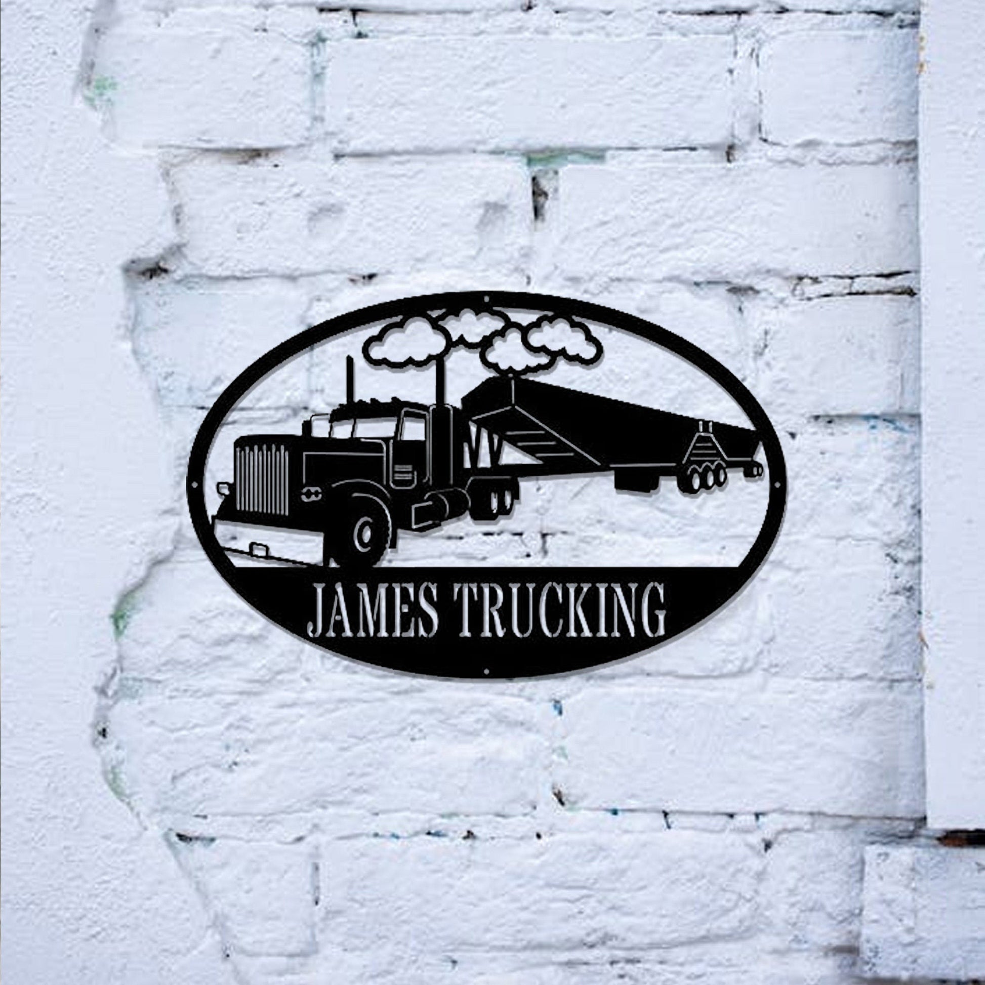Customized Super Grain Metal Sign,Construction Collection,Big Rig,18 Wheeler Truck,Warehouse Decor,Custom Name Sign,Garage Decor,Home Decor