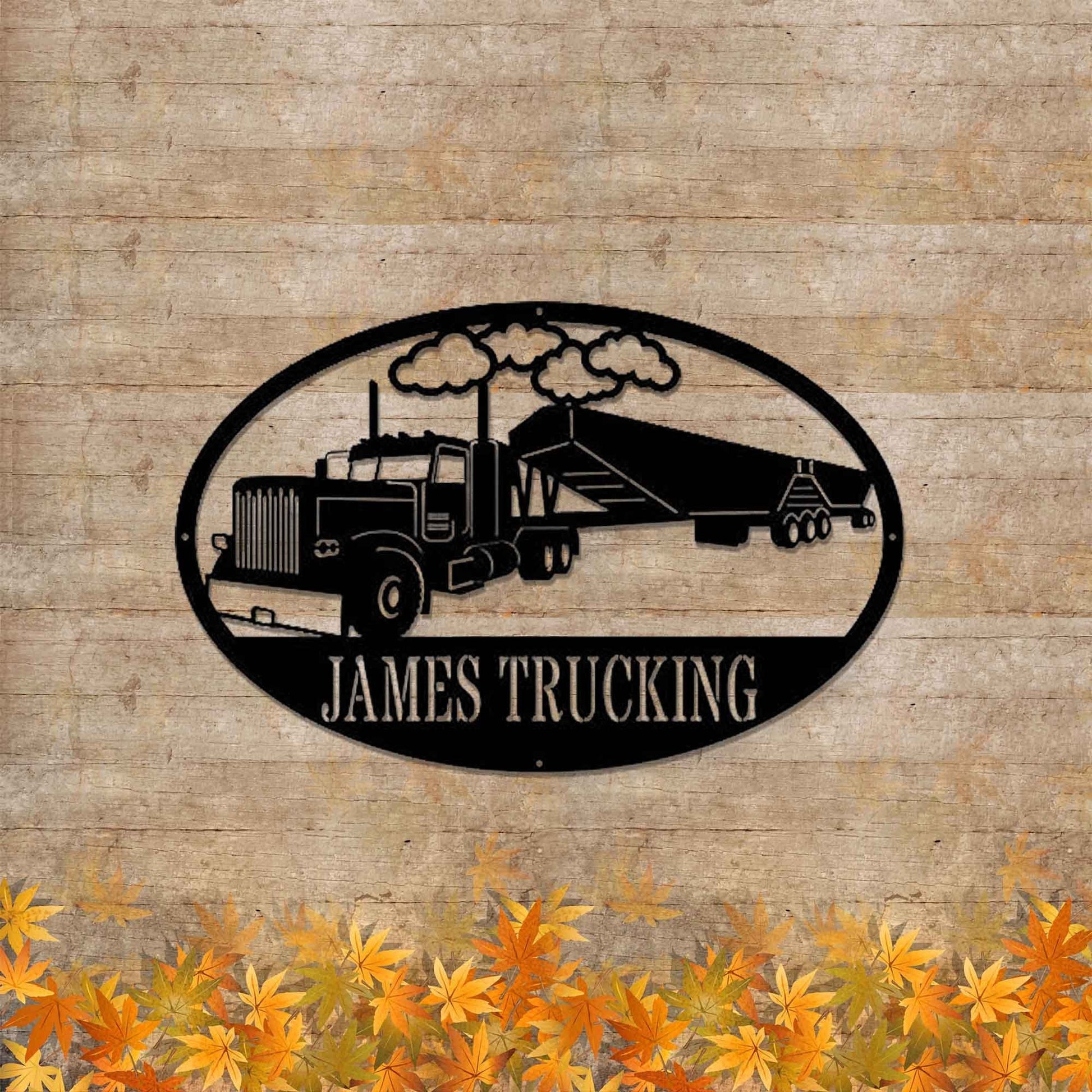 Customized Super Grain Metal Sign,Construction Collection,Big Rig,18 Wheeler Truck,Warehouse Decor,Custom Name Sign,Garage Decor,Home Decor