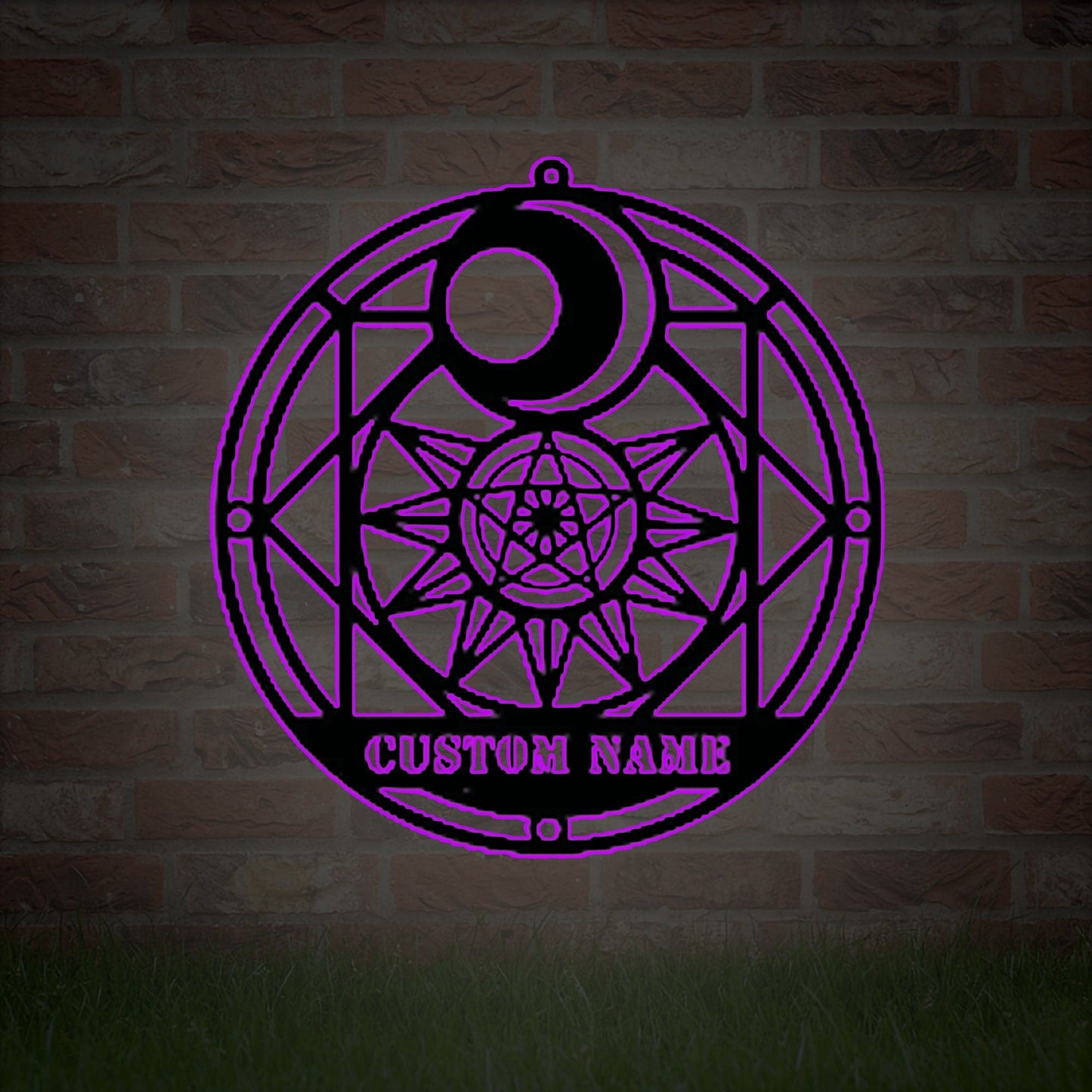 Personalized hand customized Bohemian Wall Art metal signs, Bohemian style art decoration,Yoga Home Office Living Room Decoration,LED Light