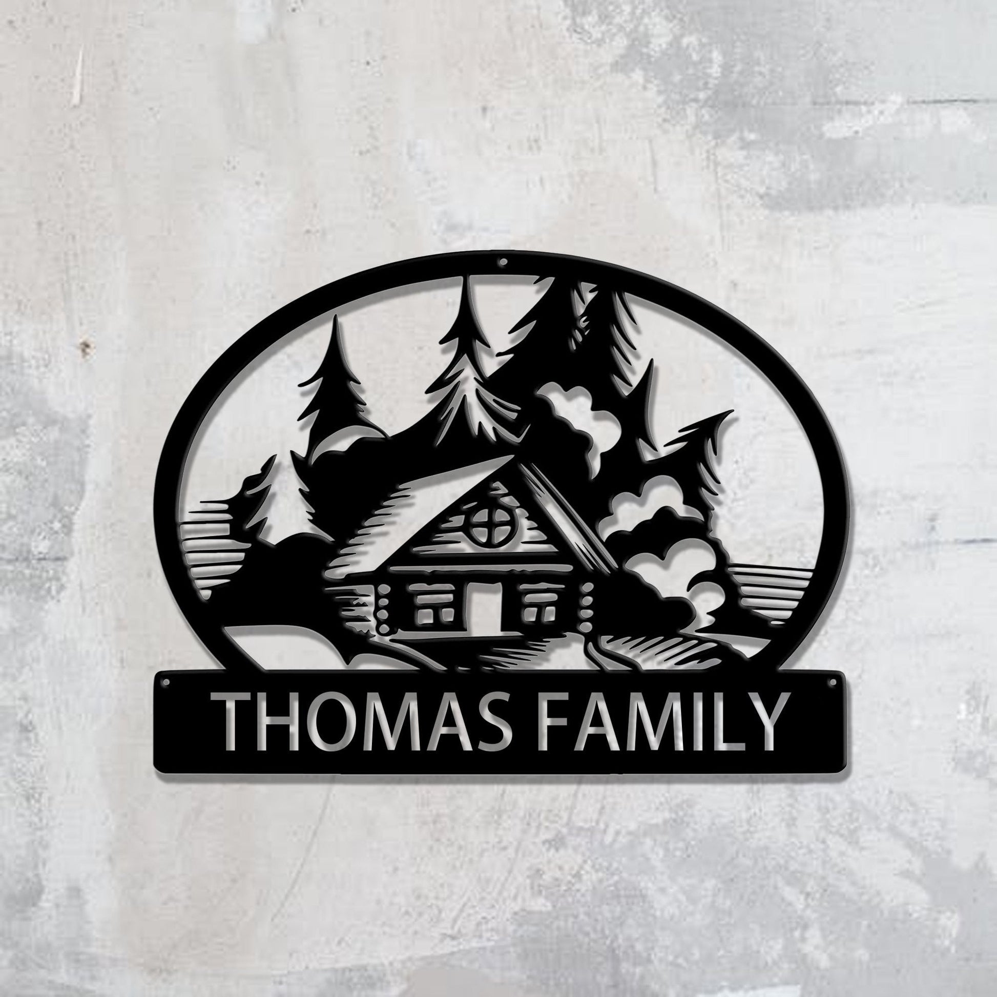 Personalized Cabin Metal Signs, Cabin Signs, Cabin Decoration, Custom Campground Signs, Outdoor Signs, Campground Sign, LED Lighted Sign