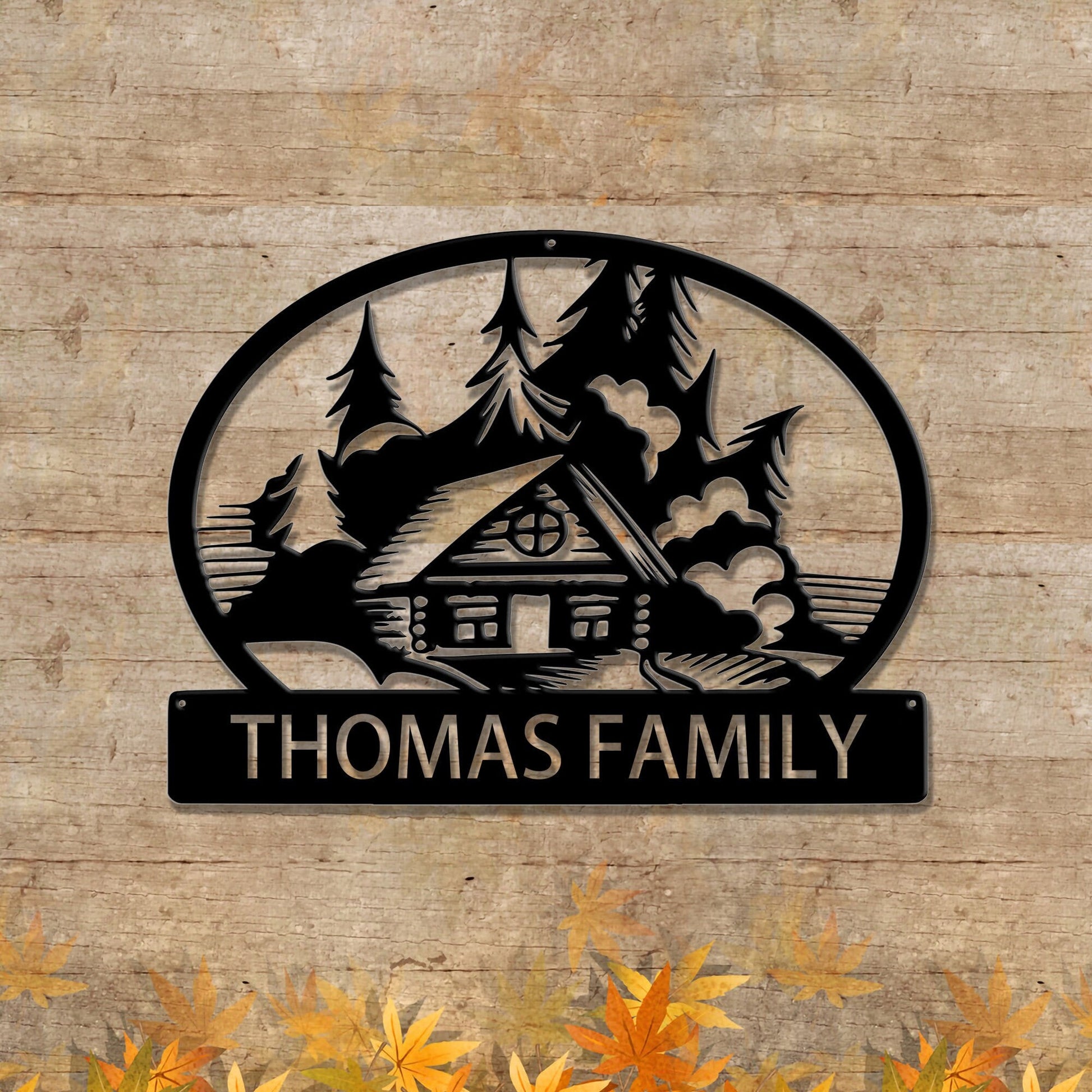 Personalized Cabin Metal Signs, Cabin Signs, Cabin Decoration, Custom Campground Signs, Outdoor Signs, Campground Sign, LED Lighted Sign