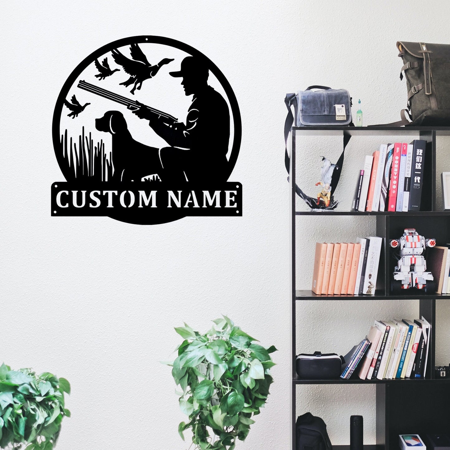 Personalized Duck Hunting Metal Wall Decorations, Bedroom Decorations, Metal Wall Hangings, Decorative Room, Home Decorations