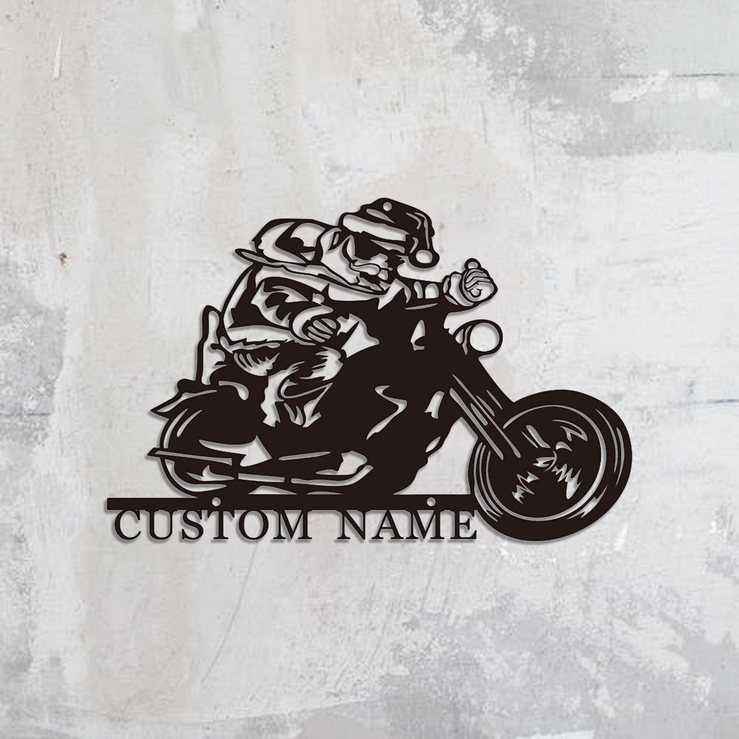 Custom motorcycle metal sign,Harley motorcycle art wall,men's motorcycle gifts,personalized garage name decor,Christmas home decor,LED signs