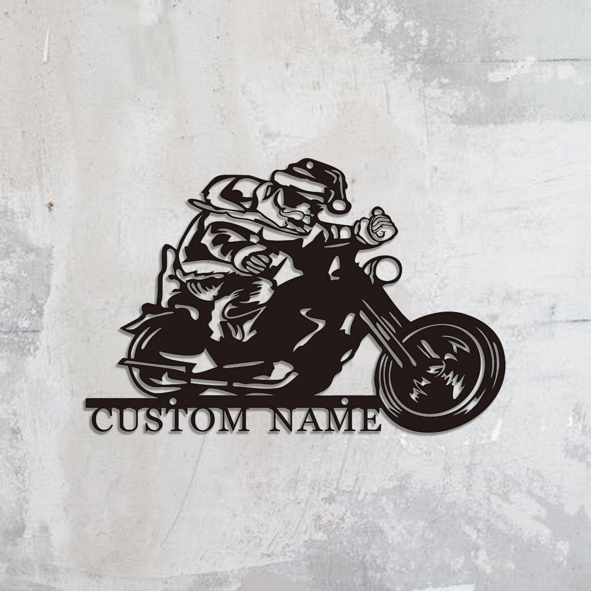 Custom motorcycle metal sign,Harley motorcycle art wall,men's motorcycle gifts,personalized garage name decor,Christmas home decor,LED signs
