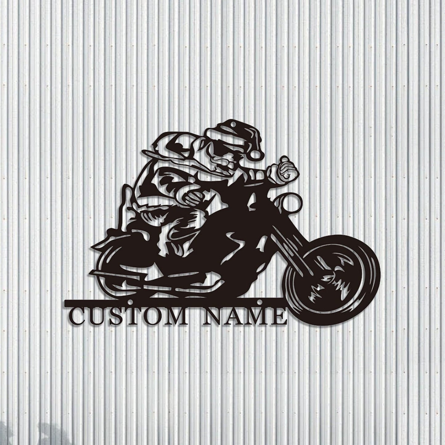 Custom motorcycle metal sign,Harley motorcycle art wall,men's motorcycle gifts,personalized garage name decor,Christmas home decor,LED signs