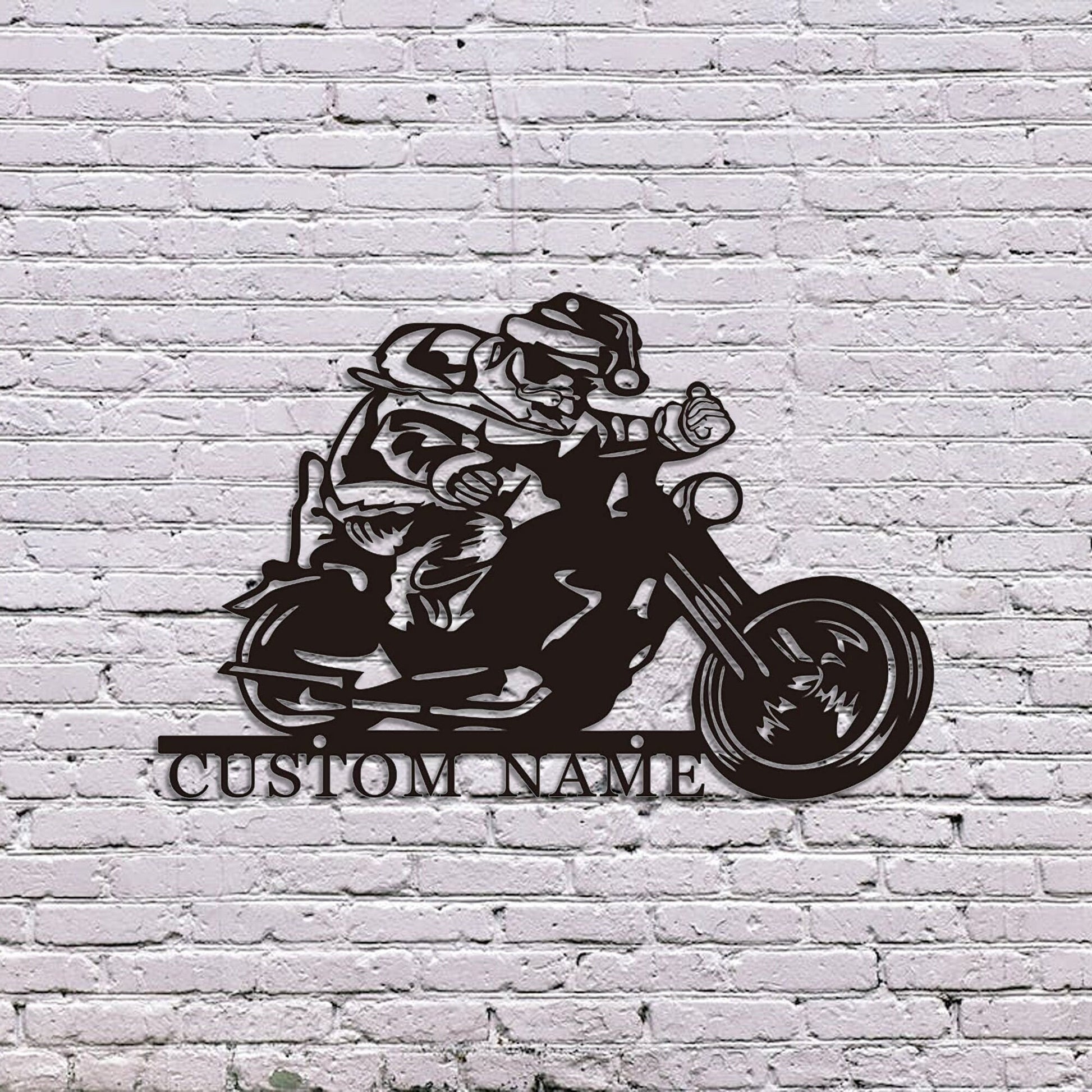 Custom motorcycle metal sign,Harley motorcycle art wall,men's motorcycle gifts,personalized garage name decor,Christmas home decor,LED signs