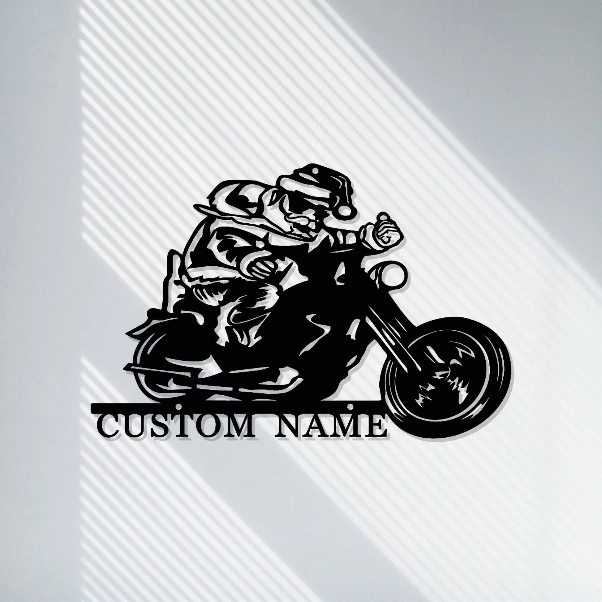 Custom motorcycle metal sign,Harley motorcycle art wall,men's motorcycle gifts,personalized garage name decor,Christmas home decor,LED signs