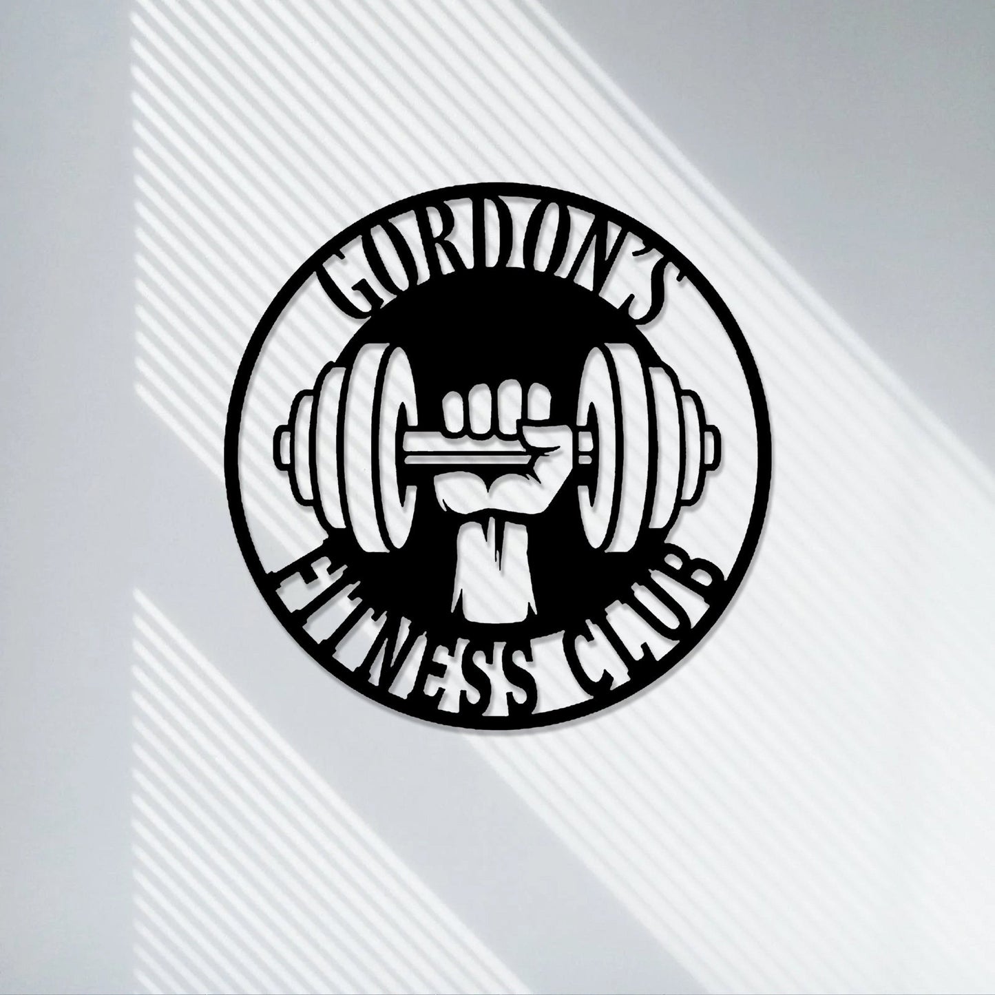 Custom Gym Metal Sign - Home Gym Sign - Cross Fit Sign - Weight Lifting Sign - Fitness Center Sign - Gym Coach Gift - LED Sign