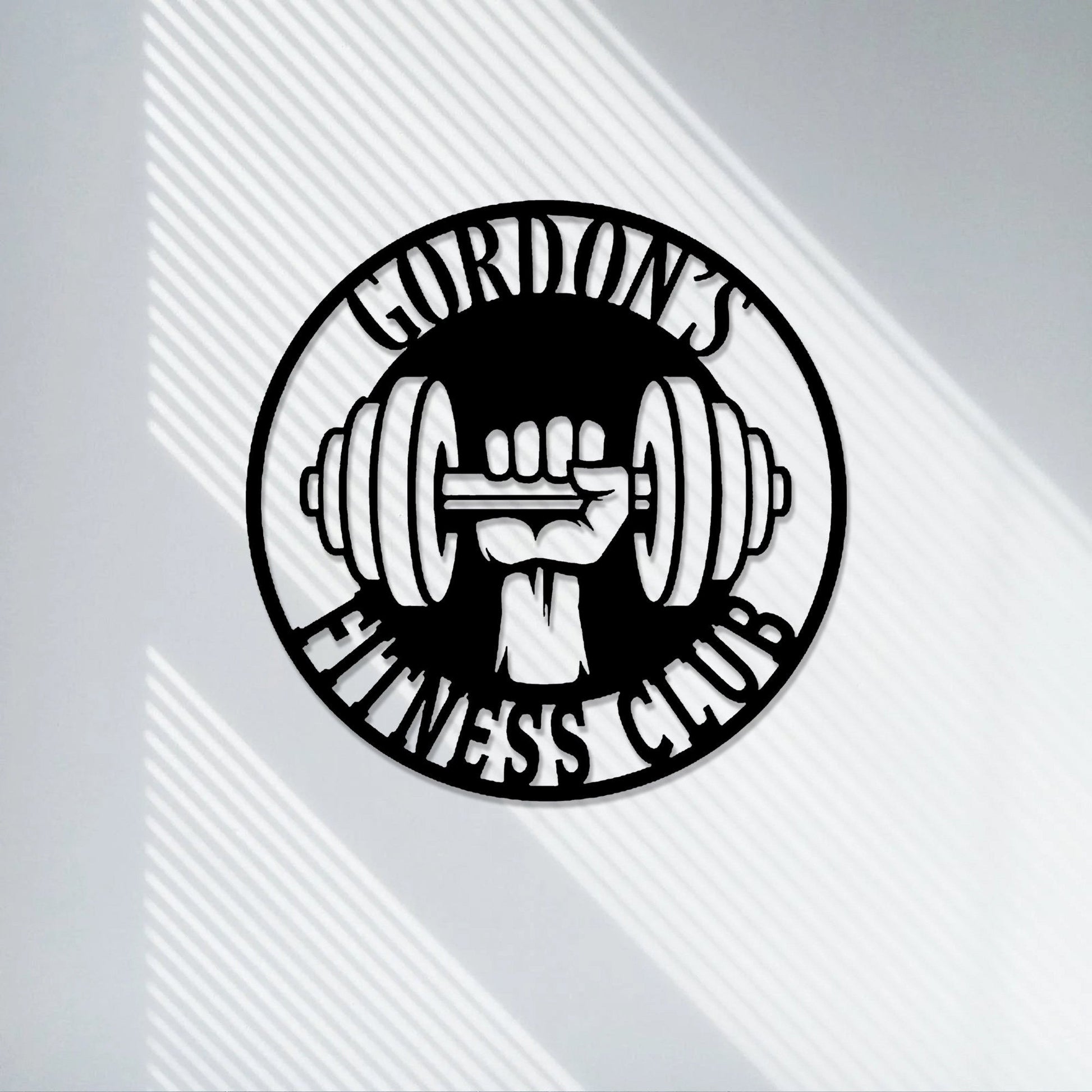 Custom Gym Metal Sign - Home Gym Sign - Cross Fit Sign - Weight Lifting Sign - Fitness Center Sign - Gym Coach Gift - LED Sign