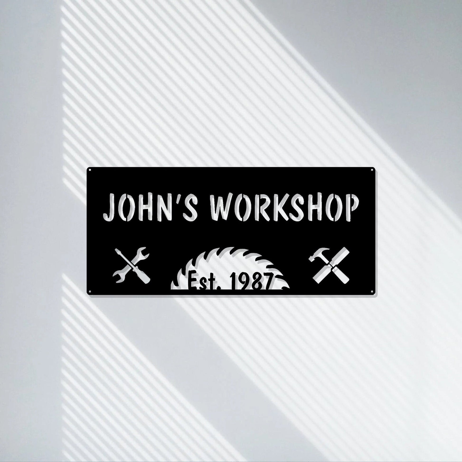 Custom Metal Sign/Personalized Gifts/Wall Art/Wall Decor/Personalized Garage Wall Art/Man Cave Decor/Garage Mahal /Home Gifts/LED Sign