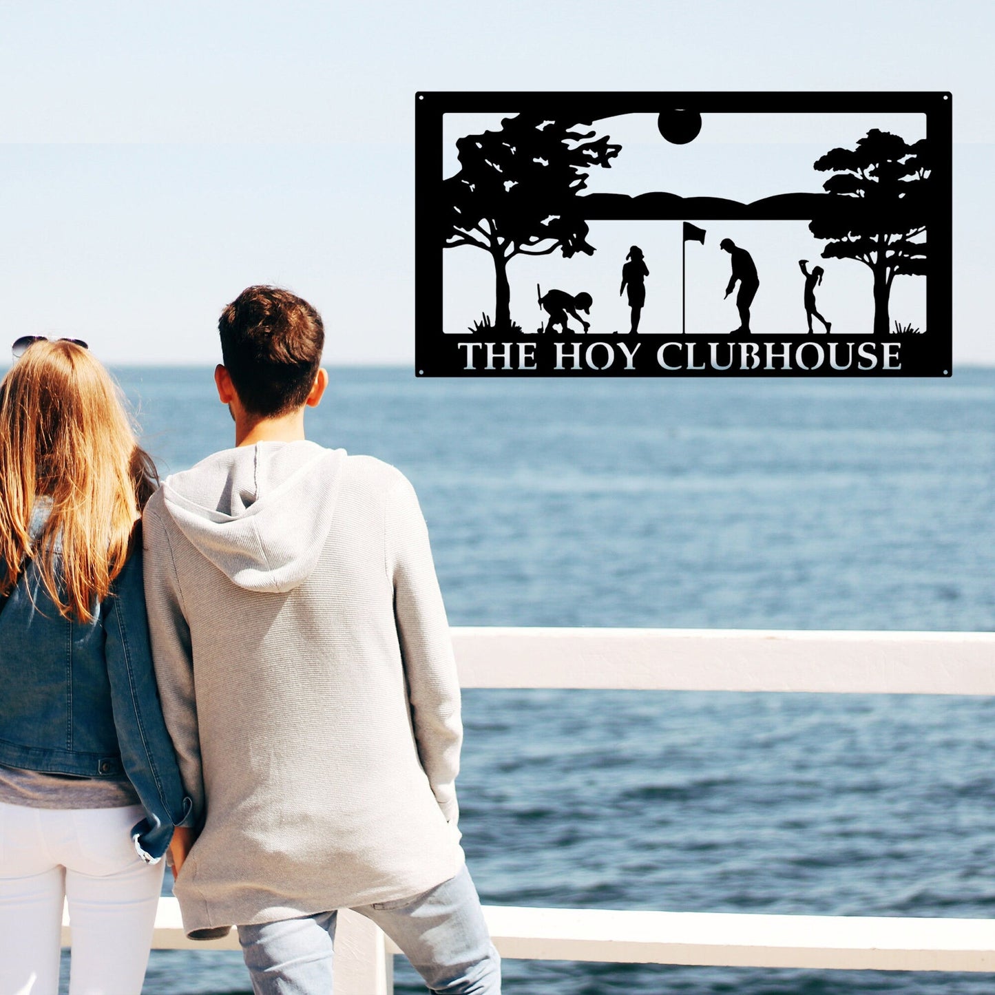 Customized Golf Name Metal Art Signs, Bedroom Wall Hangings, Living Room Hangings, Metal Decorations, Custom Crafts, Handmade Signs