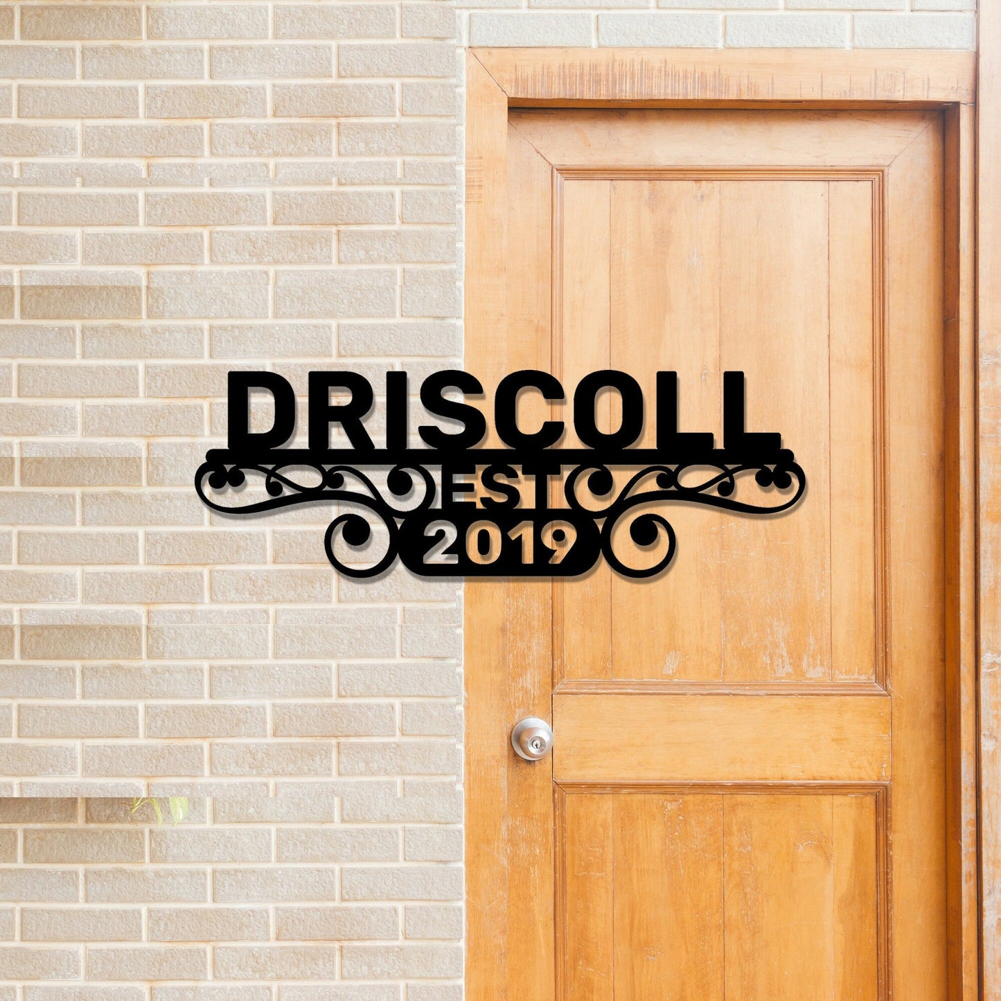 Custom Metal Sign, Personalized Metal Sign, Metal Signs Personalized, Outdoor Signs, Family Name Sign Metal, Last Name Metal Sign, Est Sign