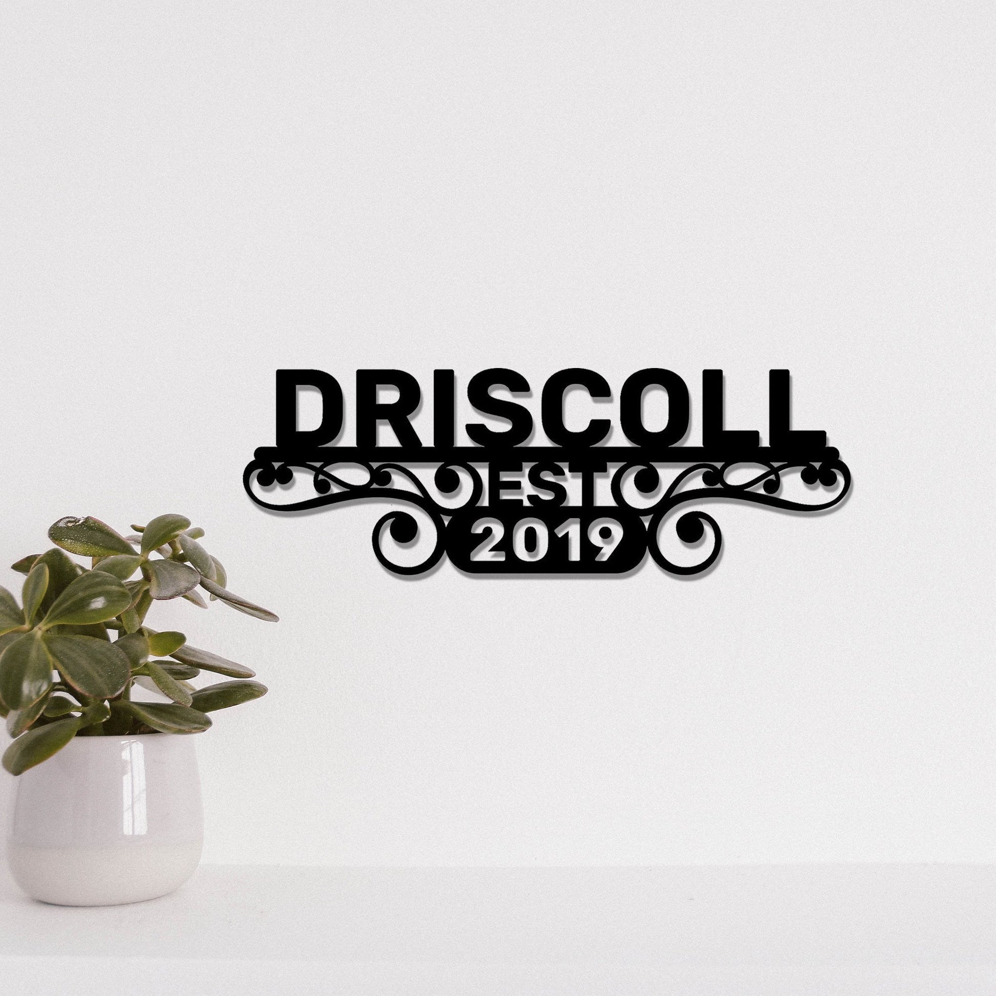 Custom Metal Sign, Personalized Metal Sign, Metal Signs Personalized, Outdoor Signs, Family Name Sign Metal, Last Name Metal Sign, Est Sign