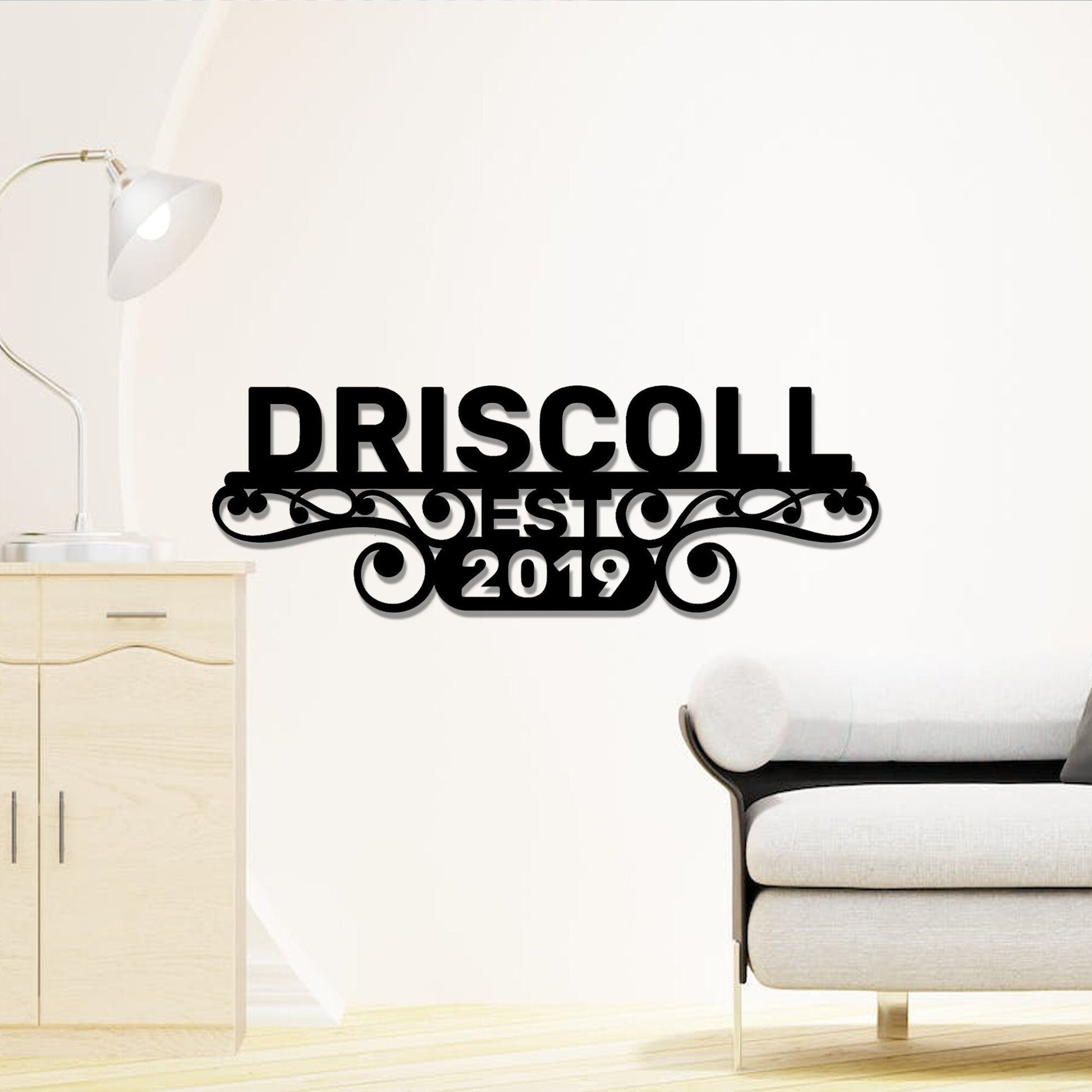 Custom Metal Sign, Personalized Metal Sign, Metal Signs Personalized, Outdoor Signs, Family Name Sign Metal, Last Name Metal Sign, Est Sign