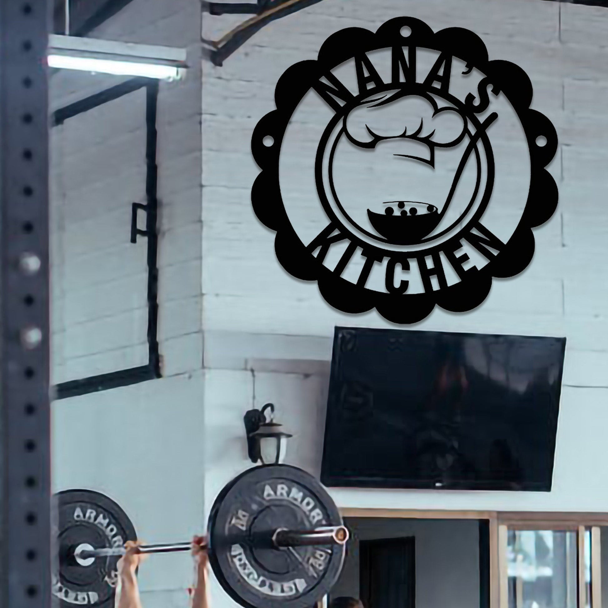 Custom Metal Sign for Kitchen, Nana's Kitchen Metal Sign, Personalized Nana Mothers Day Gift, Custom Kitchen Sign Wall Decor,LED Sign