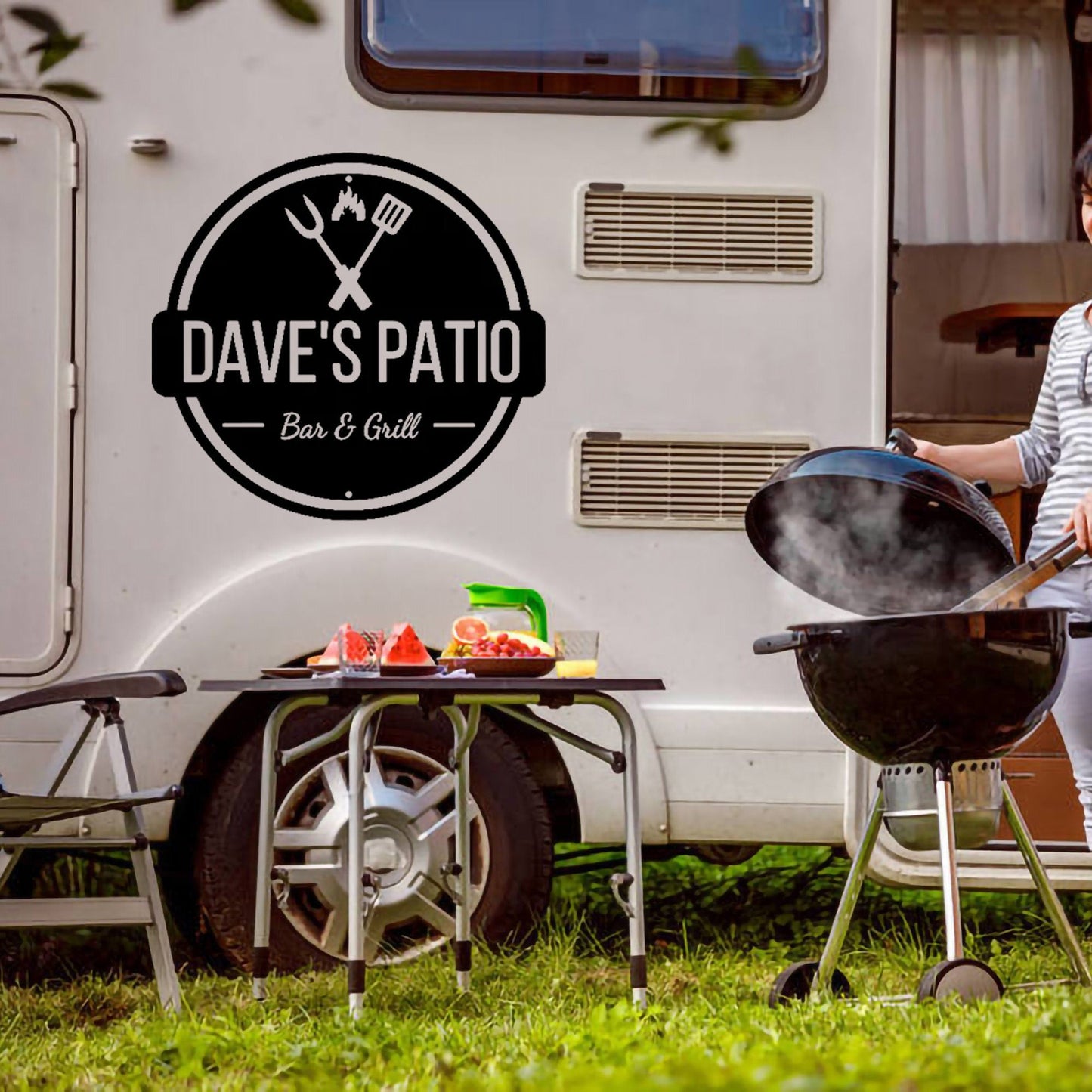 Customized Barbecue Bar Door Hangers, Personalized Metal Wall Decor, Metal Wall Decor, Kitchen Decor,Home Decor Crafts, Gifts For Friends