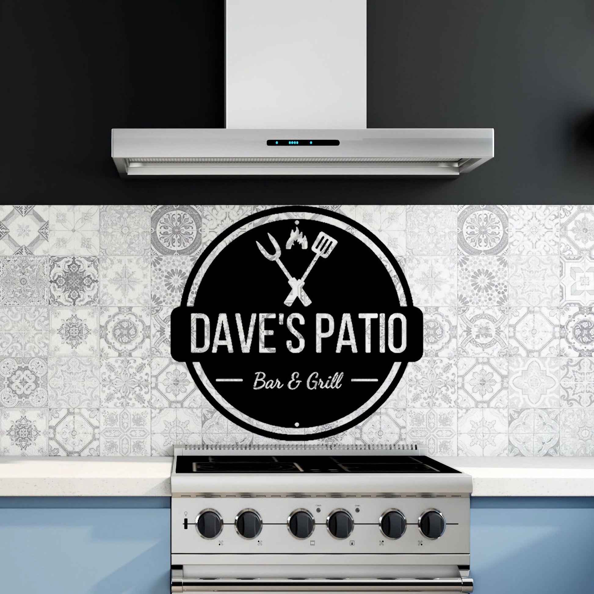 Customized Barbecue Bar Door Hangers, Personalized Metal Wall Decor, Metal Wall Decor, Kitchen Decor,Home Decor Crafts, Gifts For Friends