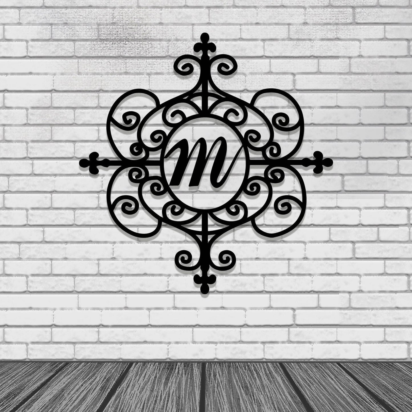 Custom Family Name Metal Sign, Initial Sign, Metal Monogram Sign, Door Hanger, Last Name Sign, Metal Decorative Wall Art,LED Sign