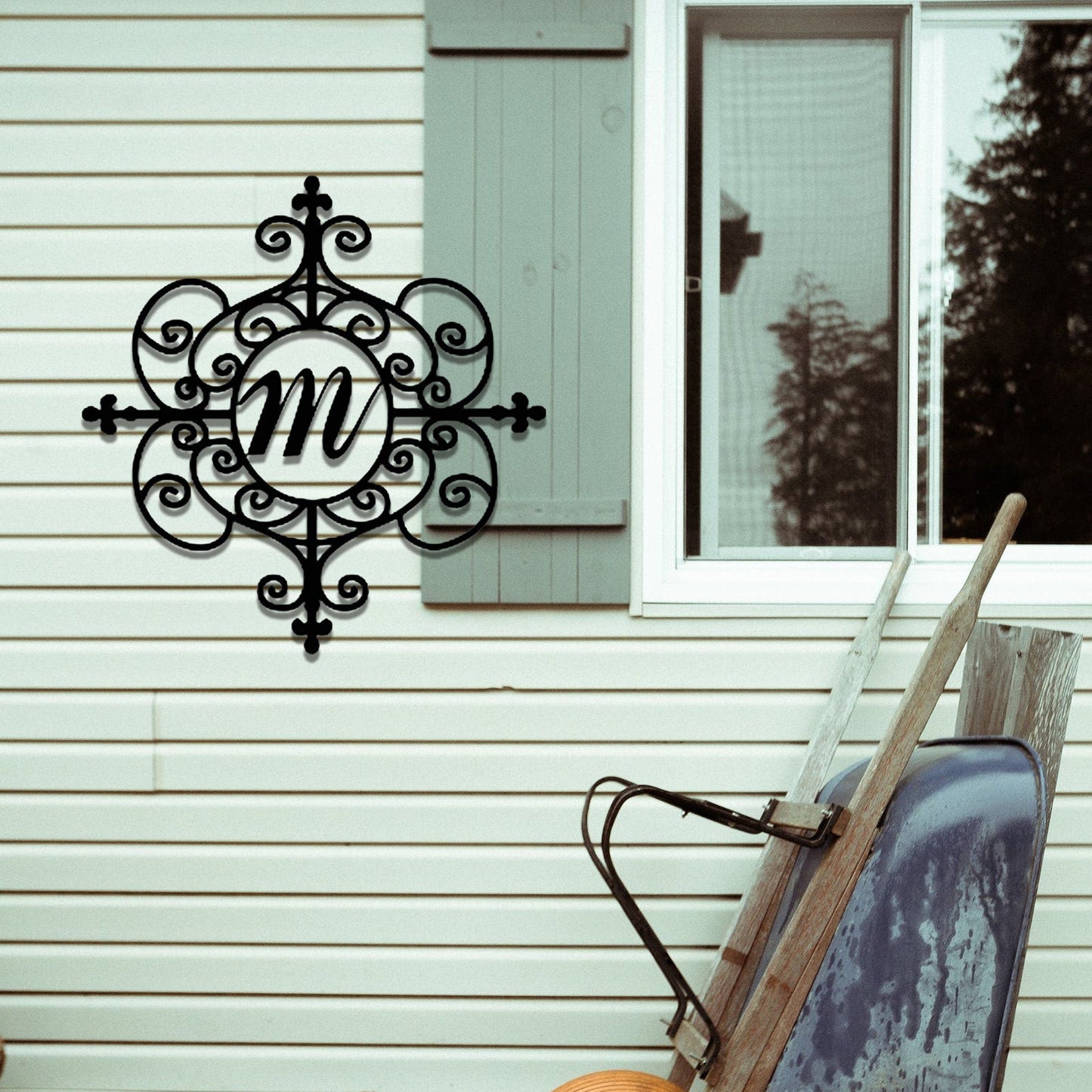 Custom Family Name Metal Sign, Initial Sign, Metal Monogram Sign, Door Hanger, Last Name Sign, Metal Decorative Wall Art,LED Sign