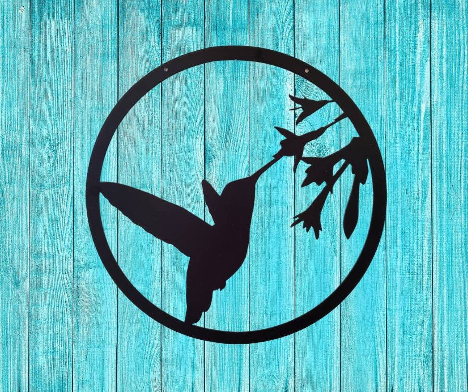 Hummingbird Metal Garden Flag, Garden Flag Hummingbird, Metal Garden Flag, Hummingbird Decor, Garden Decor, Yard Art, Metal Sign, Front Yard