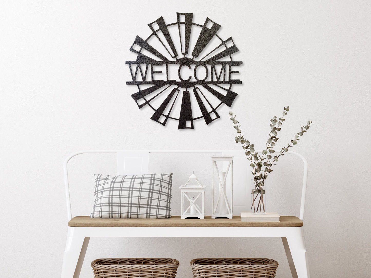 Custom Metal Sign, Metal Windmill, Metal Last Name Sign, Farmhouse Wall Decor, Custom Farm Sign, Metal Sign, Metal Outdoor Sign, Gift