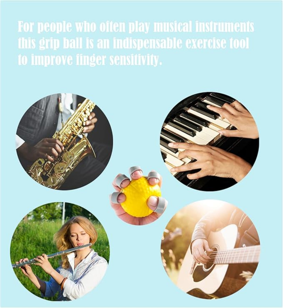 Multifunctional Rehabilitation Ball – كرة تأهيل اليد متعددة الوظائف | 2-in-1 Hand Therapy & Grip Exerciser