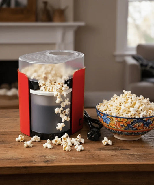 Hot Air Popcorn Maker – آلة صنع الفشار بالهواء الساخن | Oil-Free, Fast & Healthy Snacking Machine