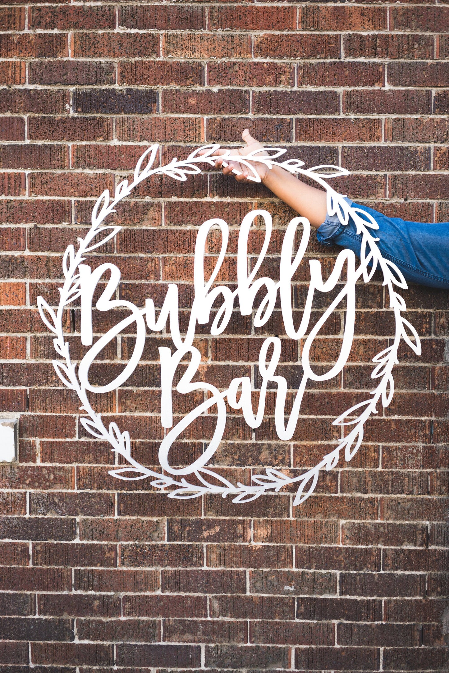 Bubbly Bar Sign / laser cut sign / bar sign / custom laser cut signage / name signs / wedding signage / bridal shower decor / wedding decor