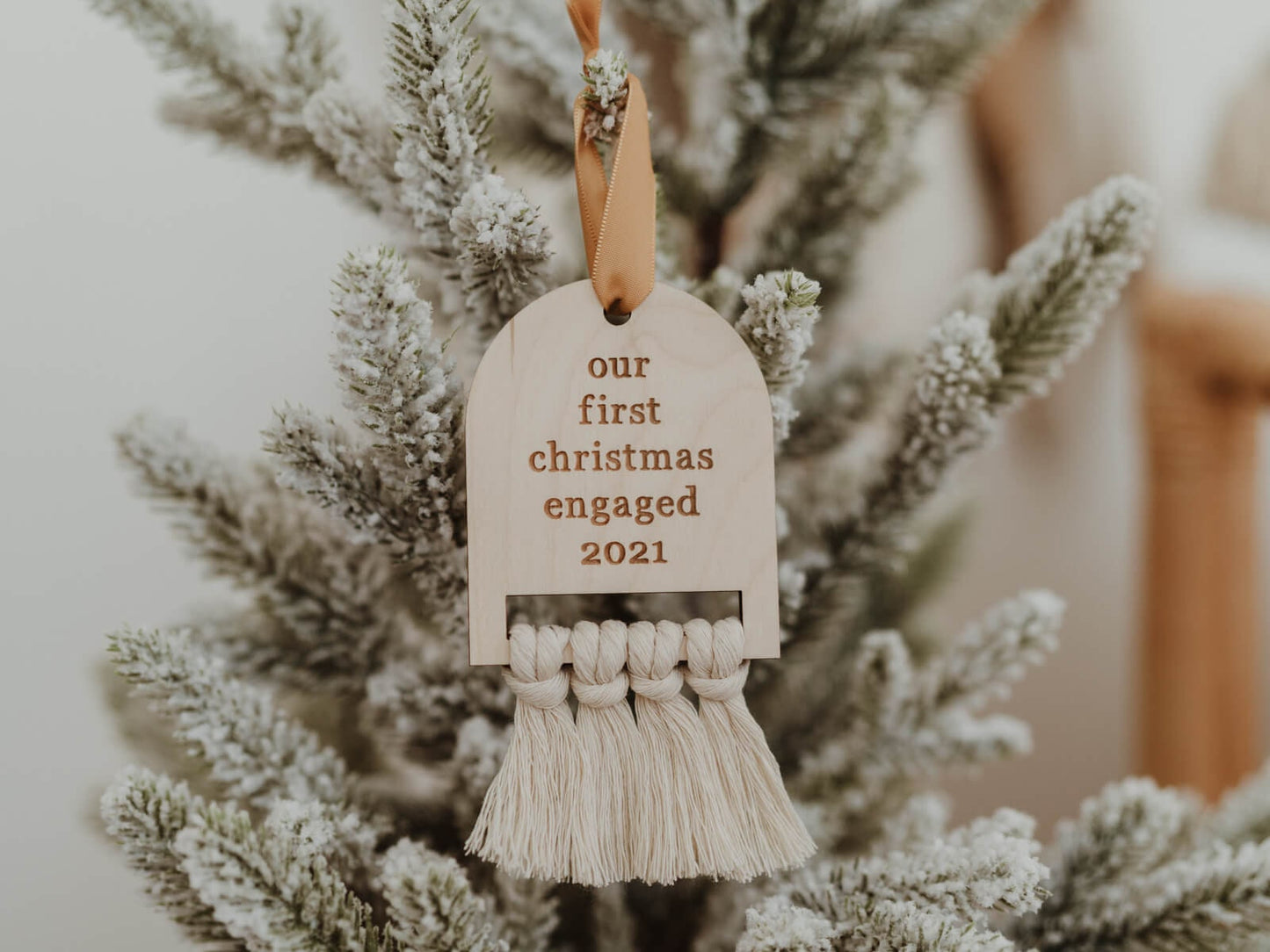 our first christmas engaged ornament, our first christmas engaged, first christmas ornaments, christmas ornament, gift for the bride to be