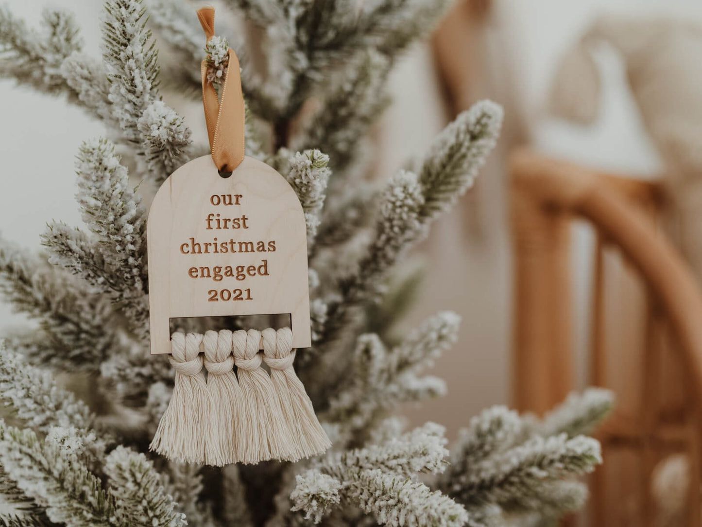 our first christmas engaged ornament, our first christmas engaged, first christmas ornaments, christmas ornament, gift for the bride to be