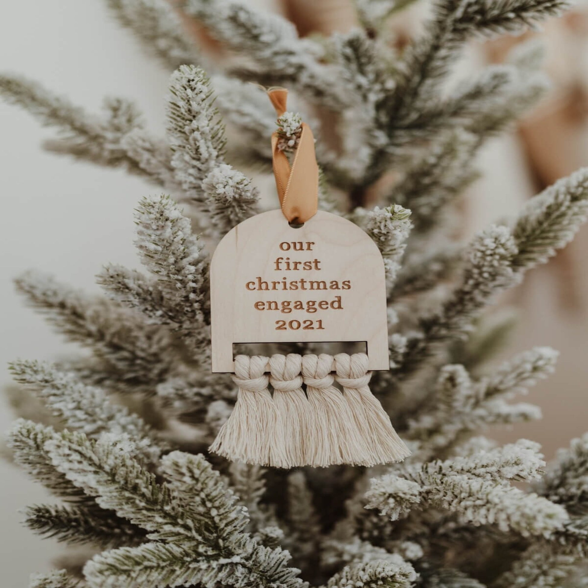 our first christmas engaged ornament, our first christmas engaged, first christmas ornaments, christmas ornament, gift for the bride to be