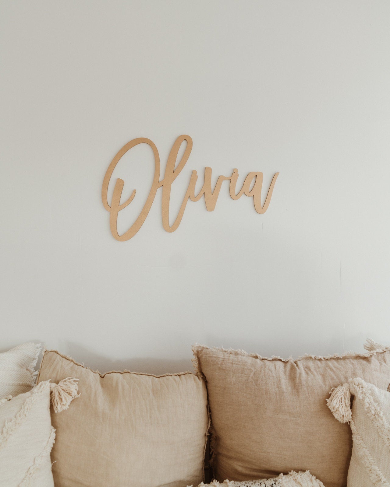 Custom Baby Name Sign for nursery wall decor, special event backdrops, up to 46" wide