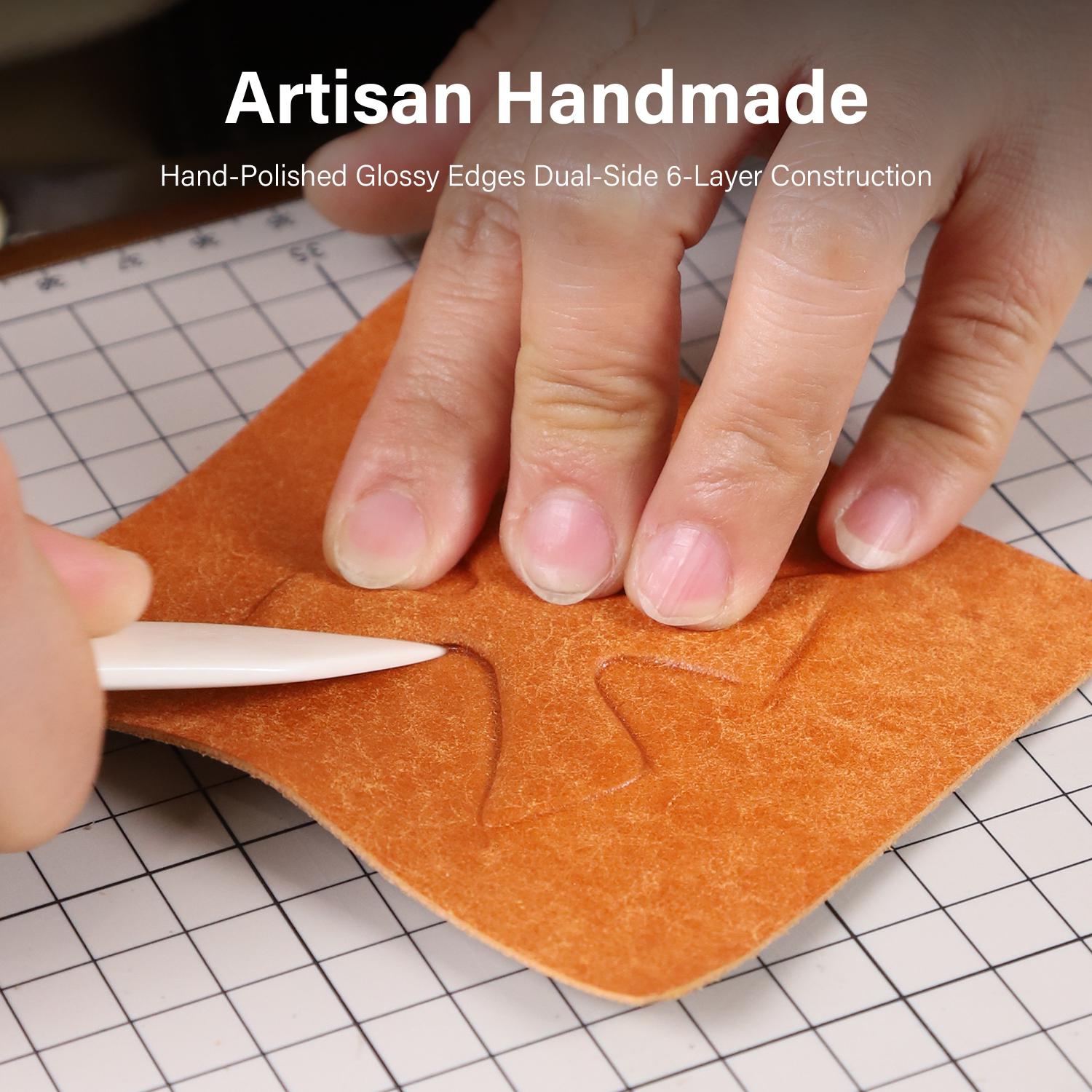 Genuine Leather Bag Charm Initial Keyring Alphabet Pendant Name Letter Keychain Car Hanging Accessories Handcrafted Gifts For Her/Him A-Z