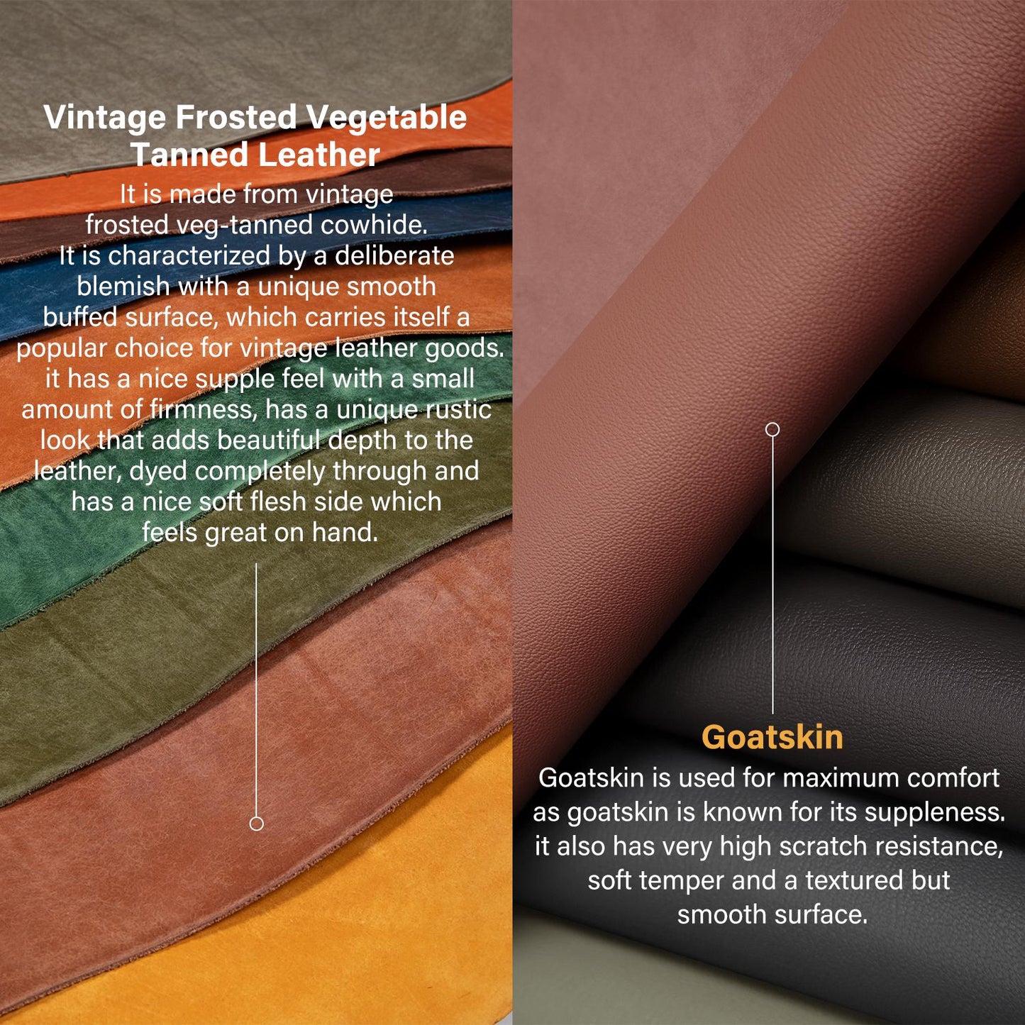 Genuine Leather Card Holder Wallets Coin Purse credit card case Business ID Cards Storage Wallet Gift for Men's or Women's Handmade